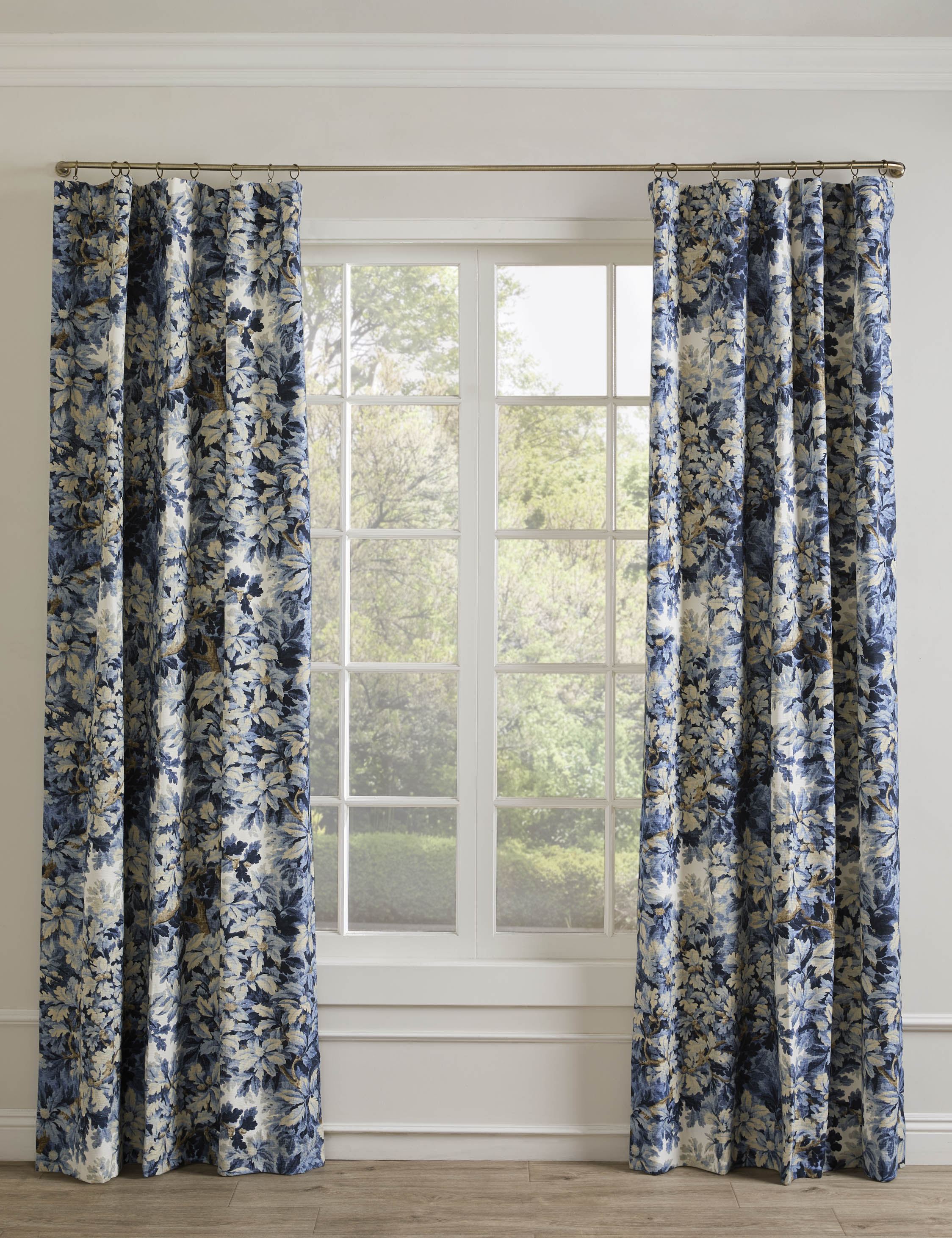 Lulu and Georgia Bois de Chene Curtain Panel by Scalamandre - view 2