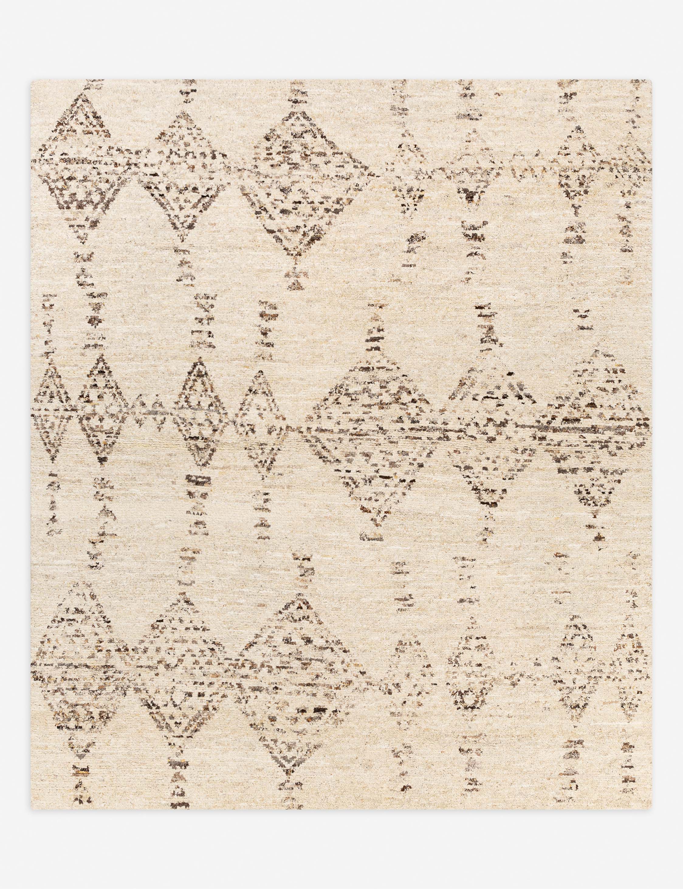 Lulu and Georgia Damica Hand-Knotted Wool Moroccan-Style Rug