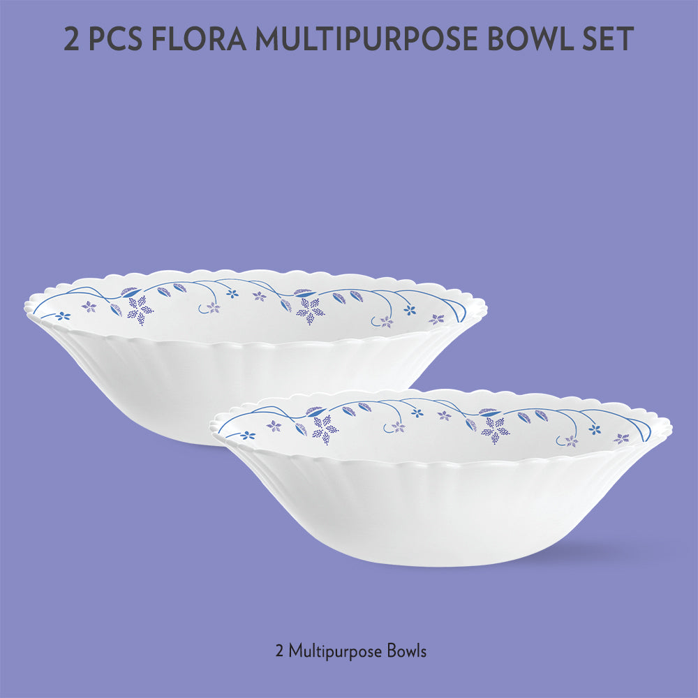 My Borosil Larah by Borosil Flora Multipurpose Bowl