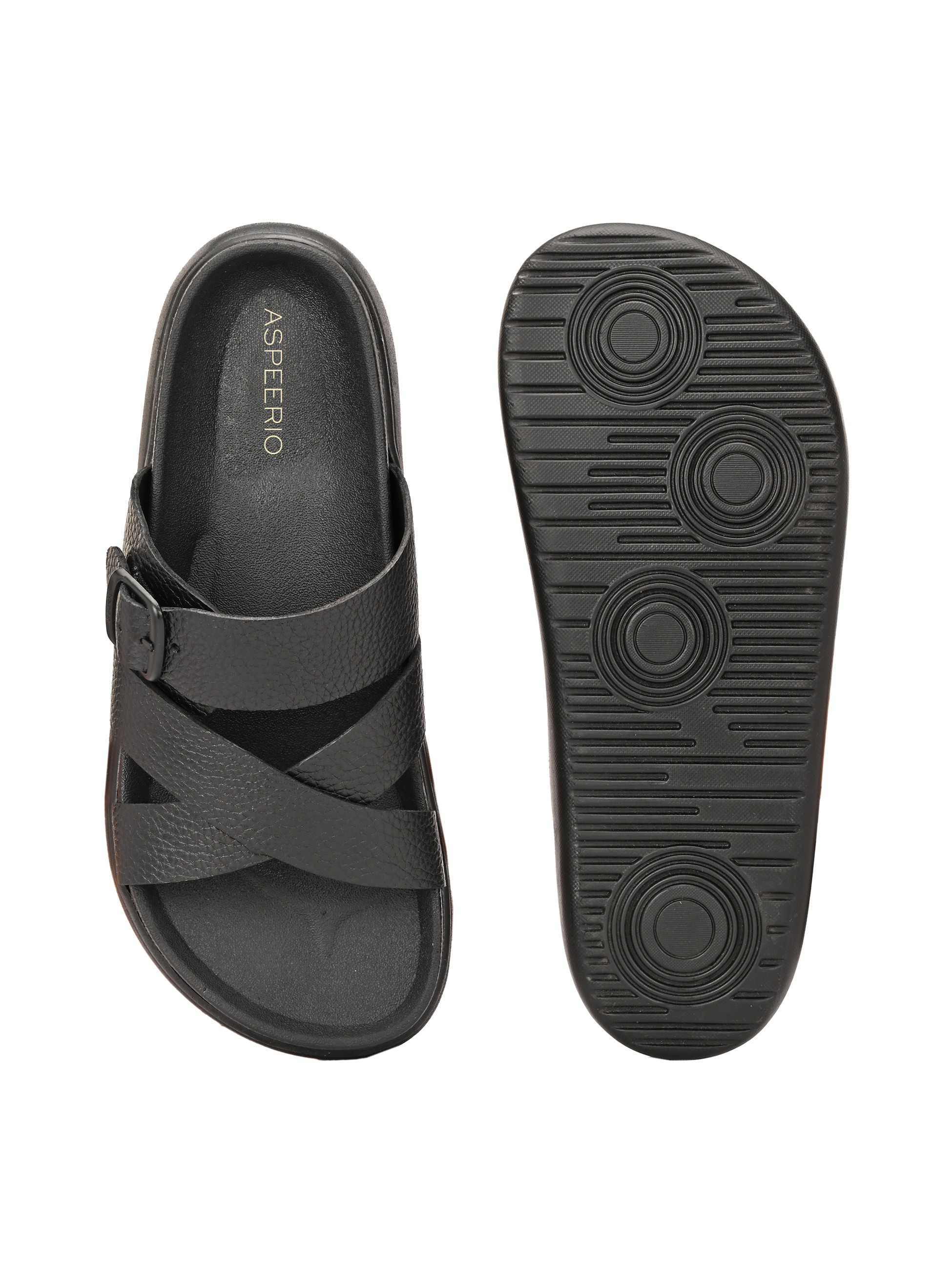 Egoss Shoes Comet Leather Slippers by Aspeerio - view 14