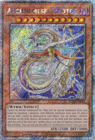 Yu-Gi-Oh! Archnemeses Protos - RA03-EN023 - Platinum Secret Rare - 1st Edition