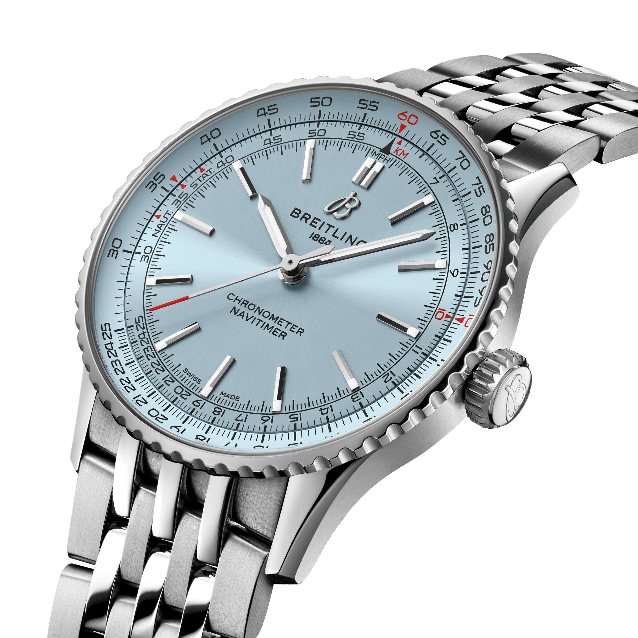 Breitling Navitimer Automatic Mint Blue Dial Men 41mm - view 4