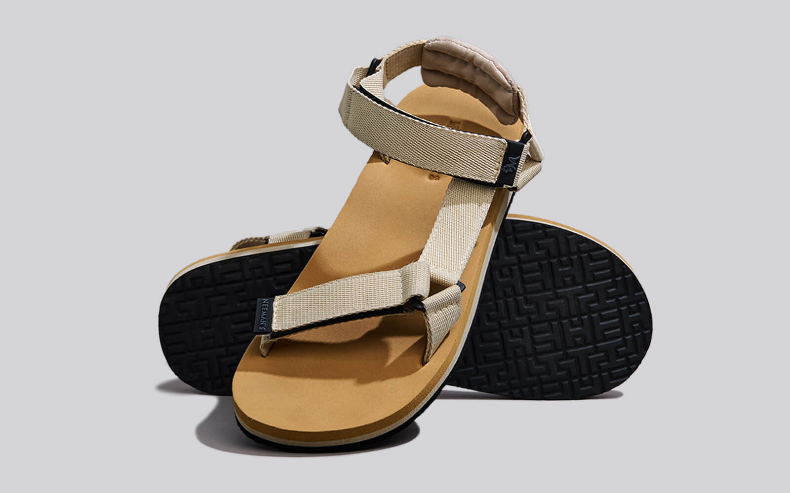Neeman's Airy Strap Sandals : Tan-Beige - view 5