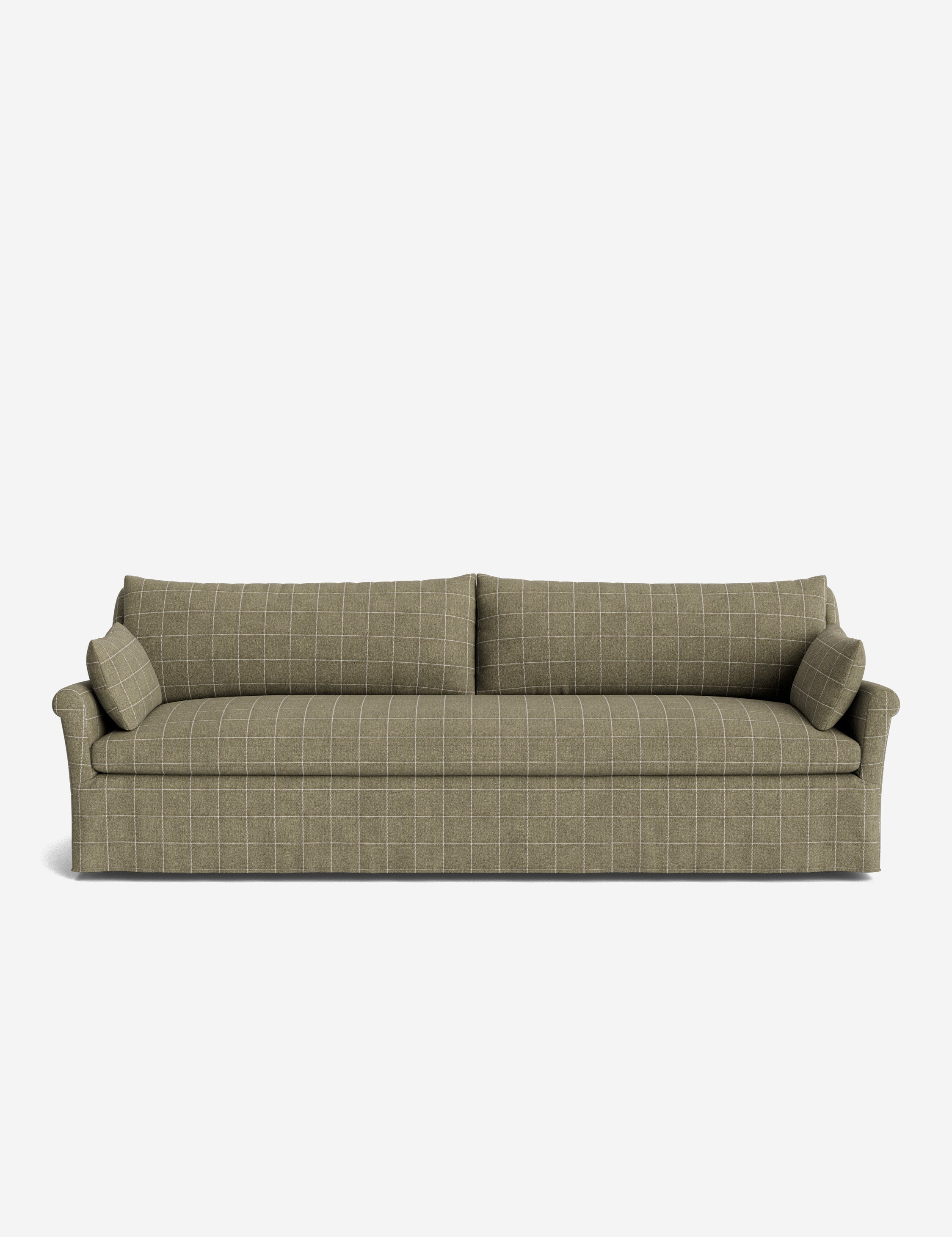 Lulu and Georgia Portola Rolled Arm Slipcover Sofa - view 57
