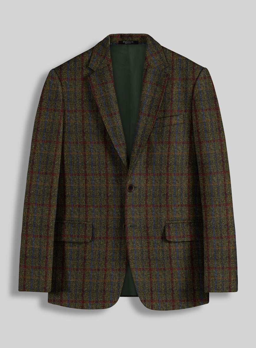 StudioSuits Harris Tweed Green Check Jacket