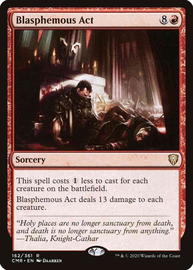 Blasphemous act 162 – Magic Blasphemous Act [162] [Commander Legends] [Non-Foil]