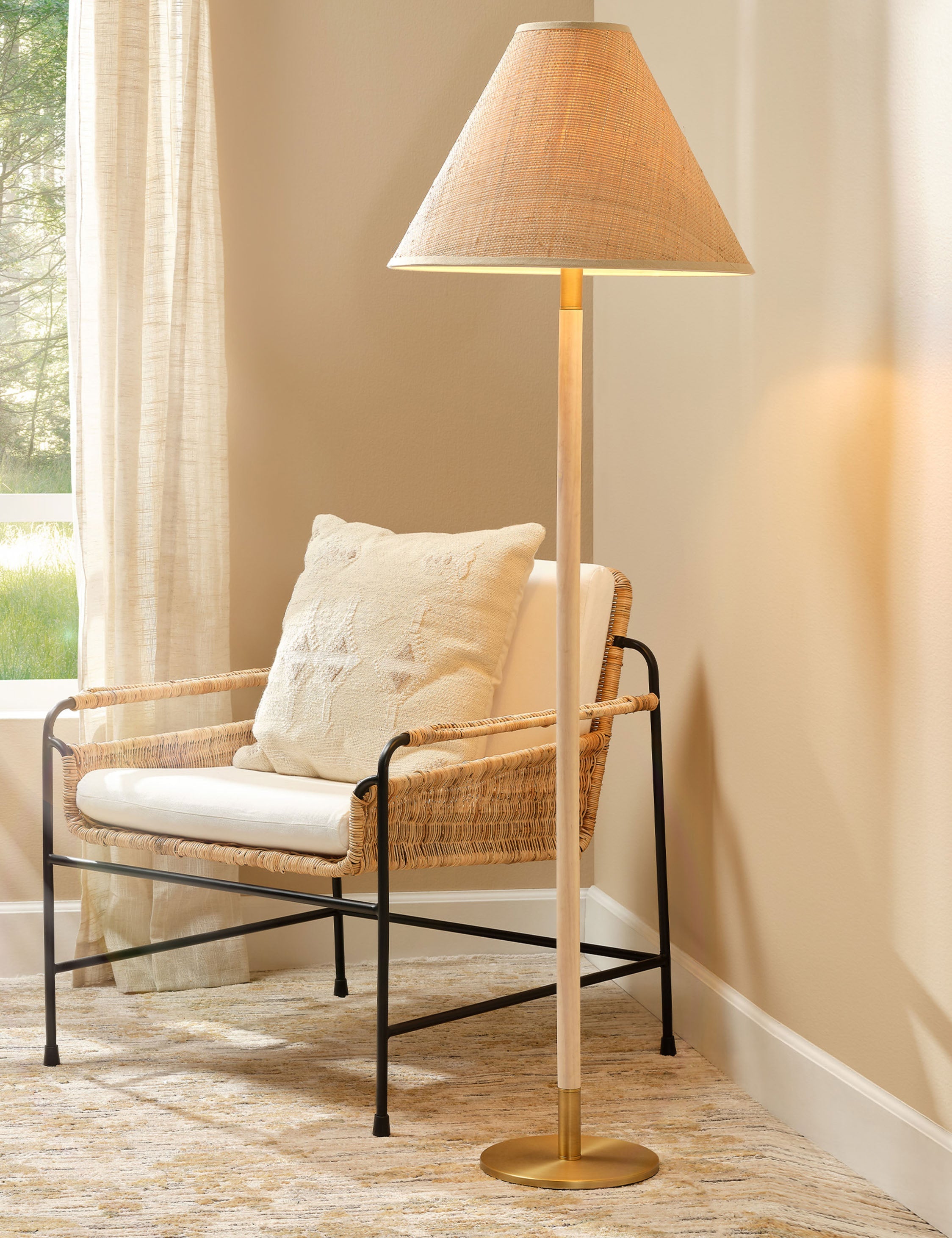 Lulu and Georgia Dey Floor Lamp – Natural - view 2