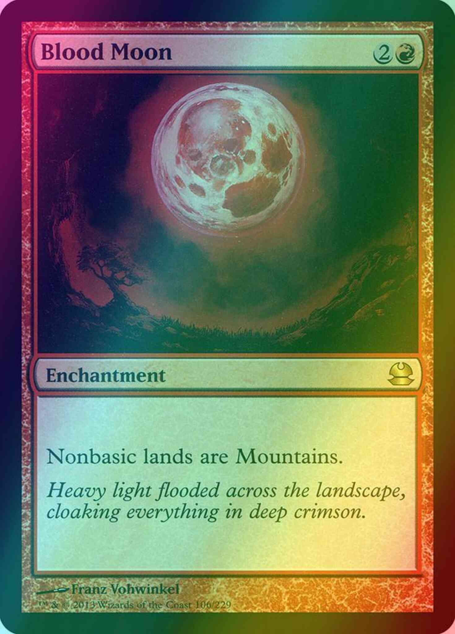 Blood moon 106 – Magic Blood Moon [106] [Modern Masters] [Foil]
