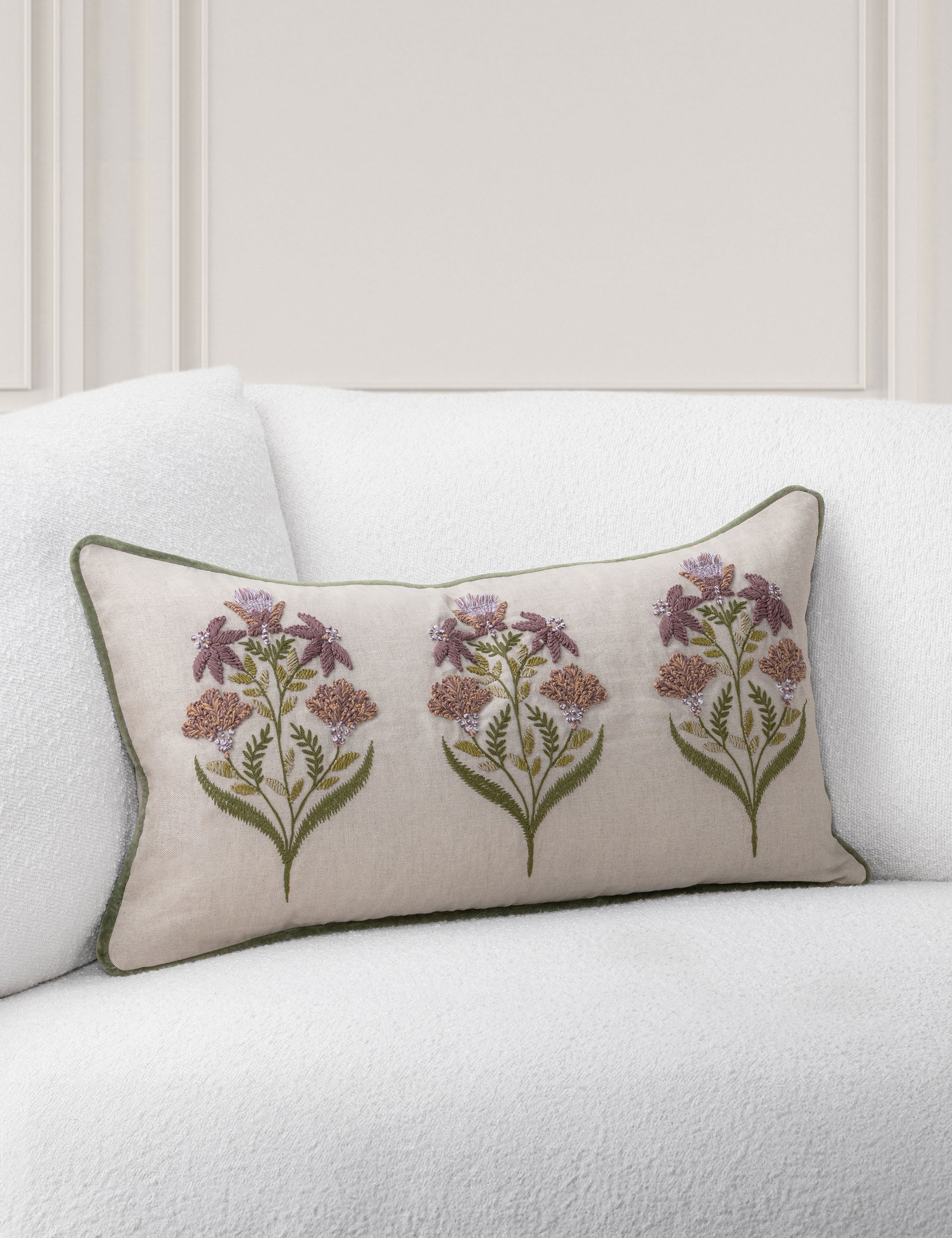 Lulu and Georgia Lorraine Embroidered Pillow - view 3