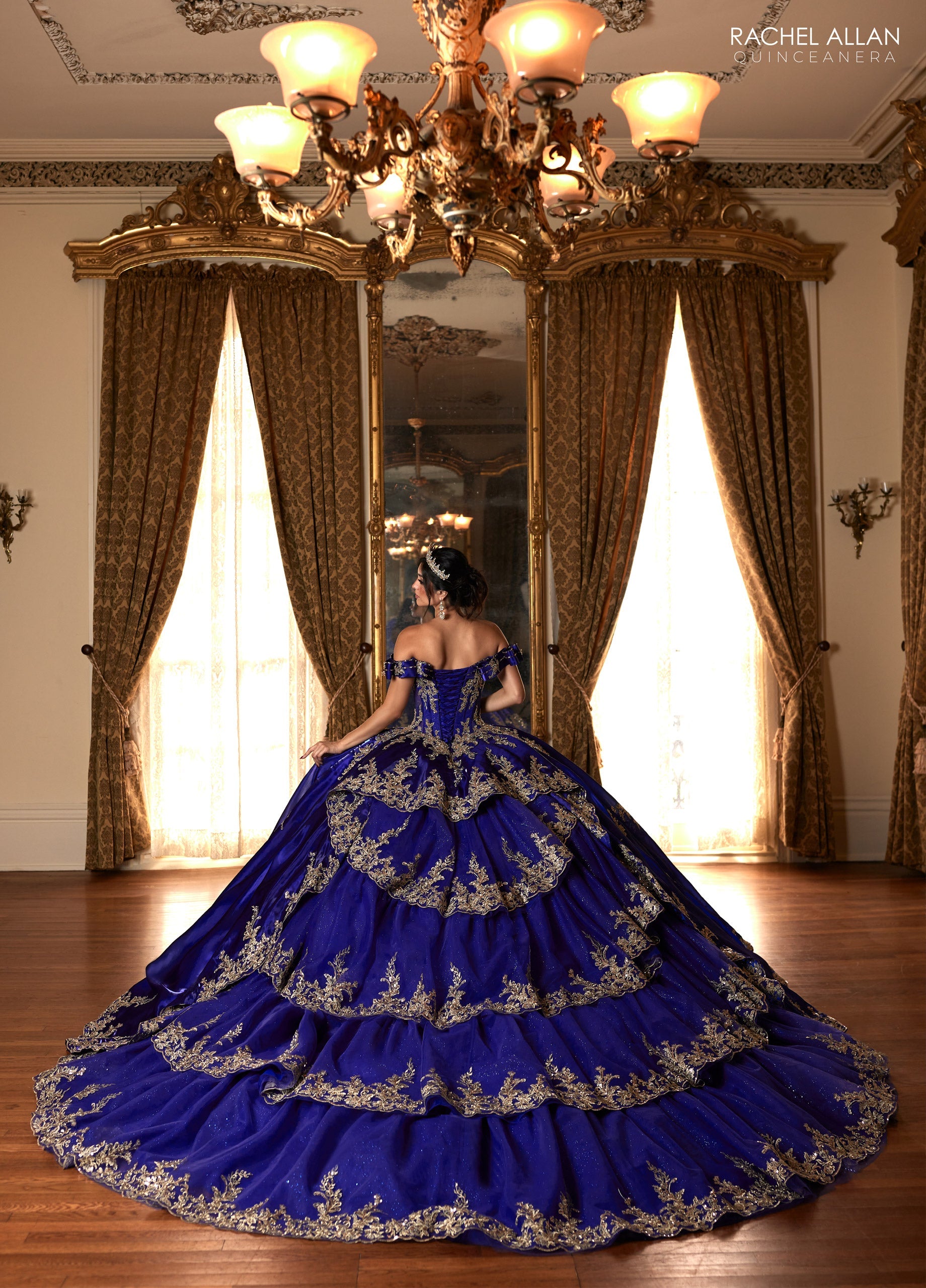Mary's Bridal Off Shoulder Quinceanera Dress by Rachel Allan RQ3151 - view 10