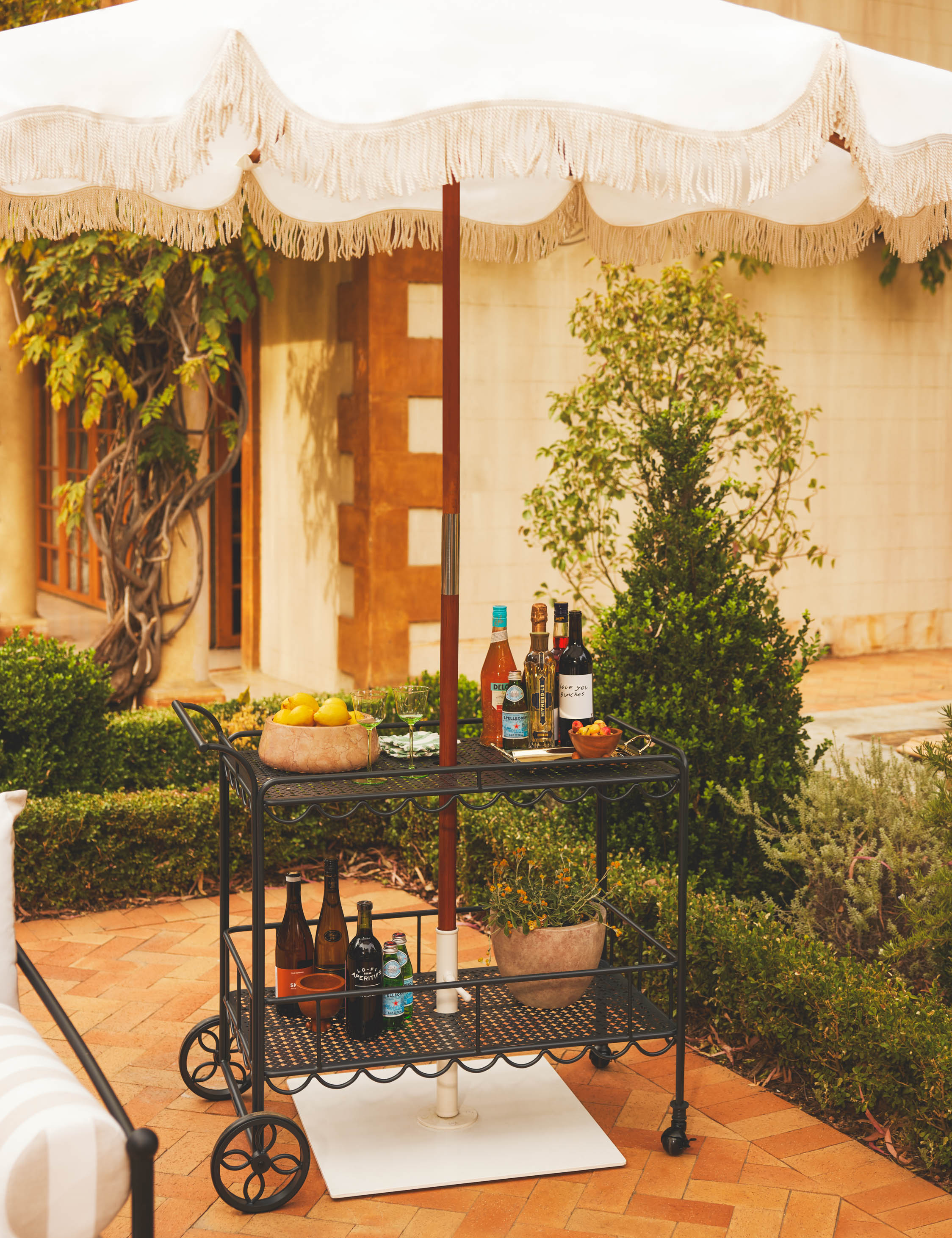 Lulu and Georgia Al Fresco Bar Cart by Business & Pleasure Co. - view 11
