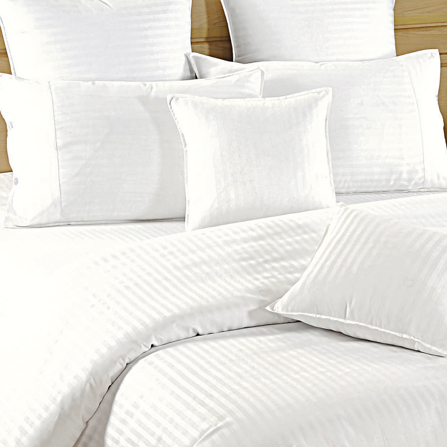 Swayam India Fitted White Bed Sheet, Sonata Classic- White