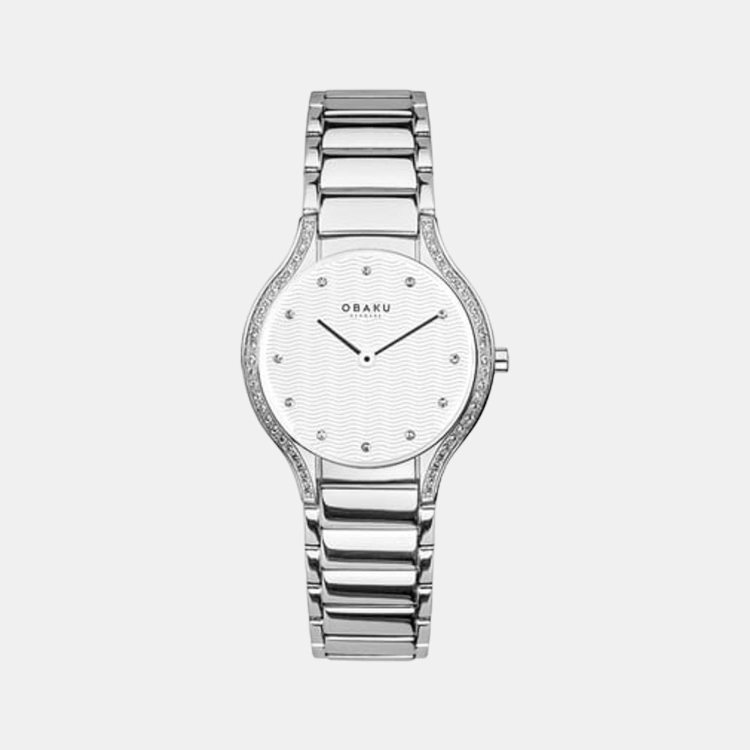Obaku Acacie Women Quartz Silver Dial Analog Stainless Steel Watch V276LECISC