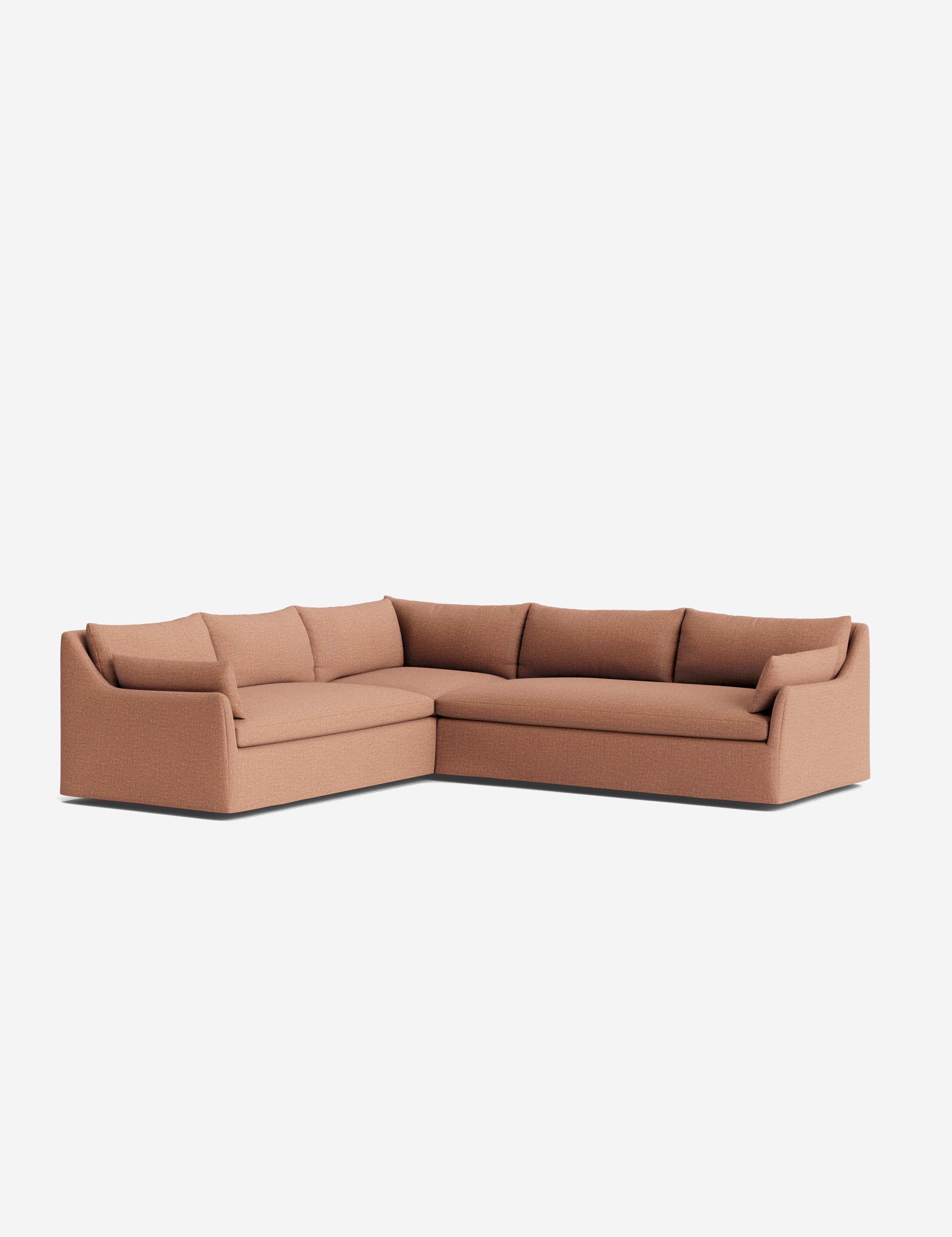 Lulu and Georgia Portola Luxe Depth Slipcover Corner Sectional Sofa - view 50