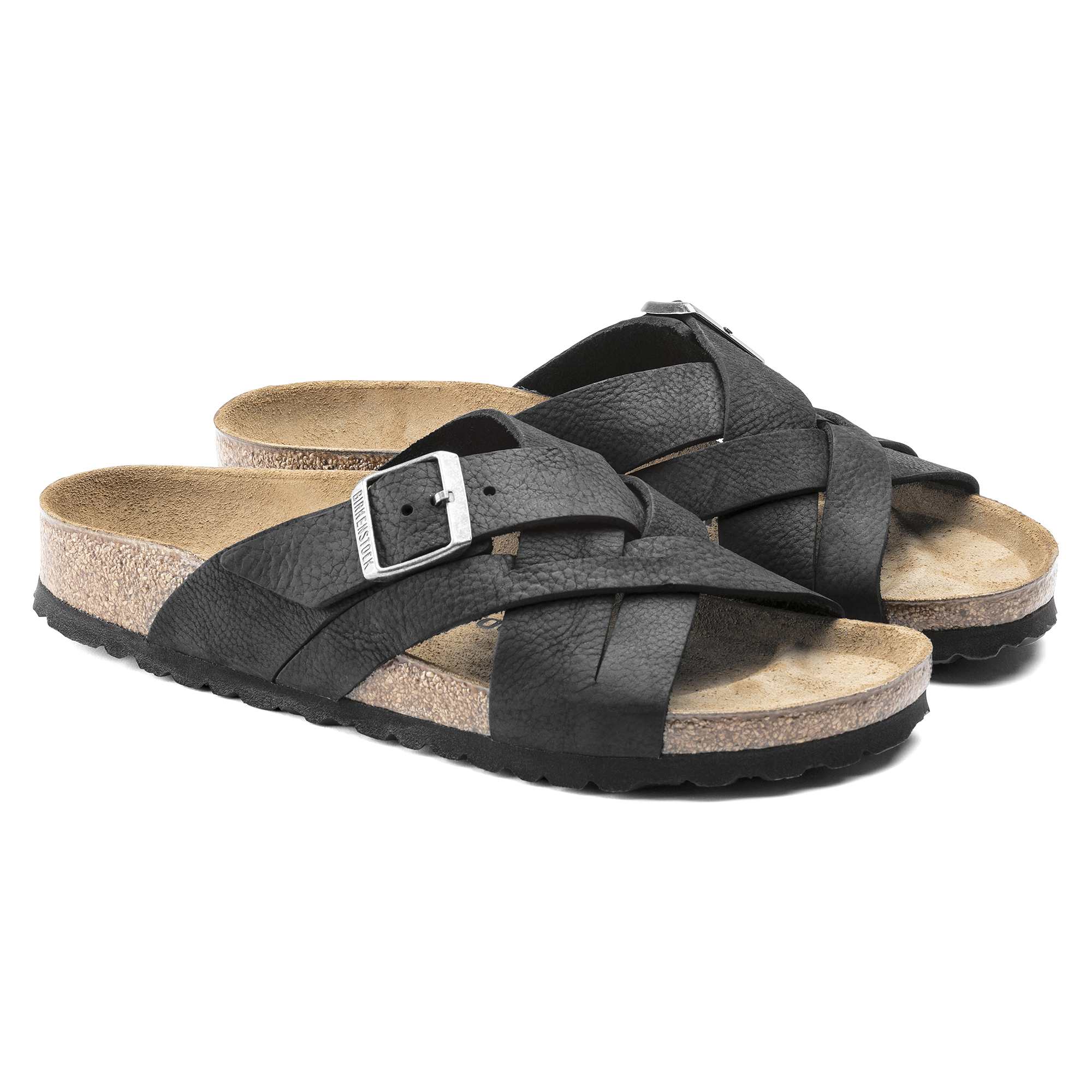 Birkenstock Lugano Oiled Leather – Black Black/Camberra Old