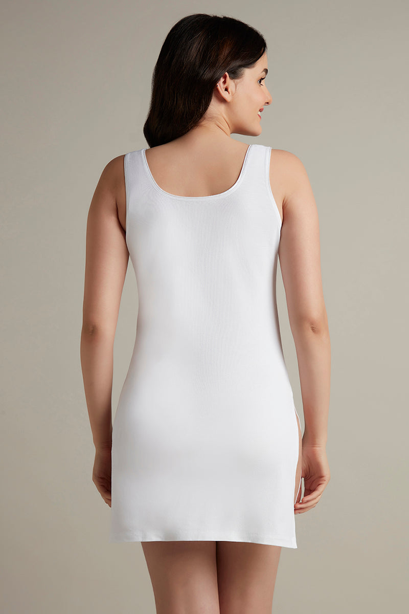 Amante Kurta Slip - White - view 3