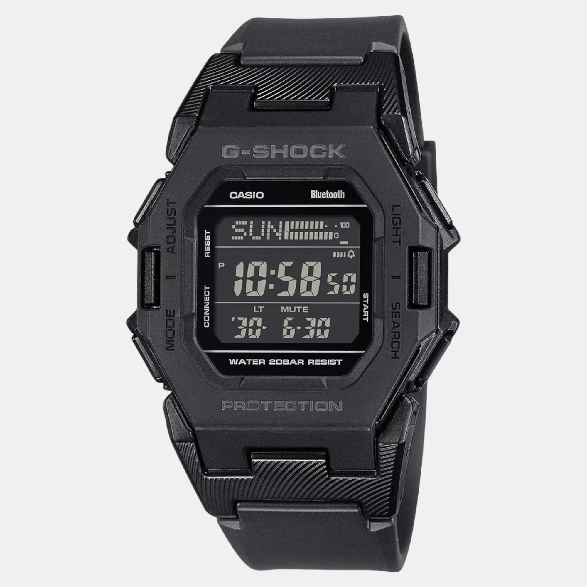 Casio G-Shock Men Quartz Black Dial Digital Resin Watch G1555