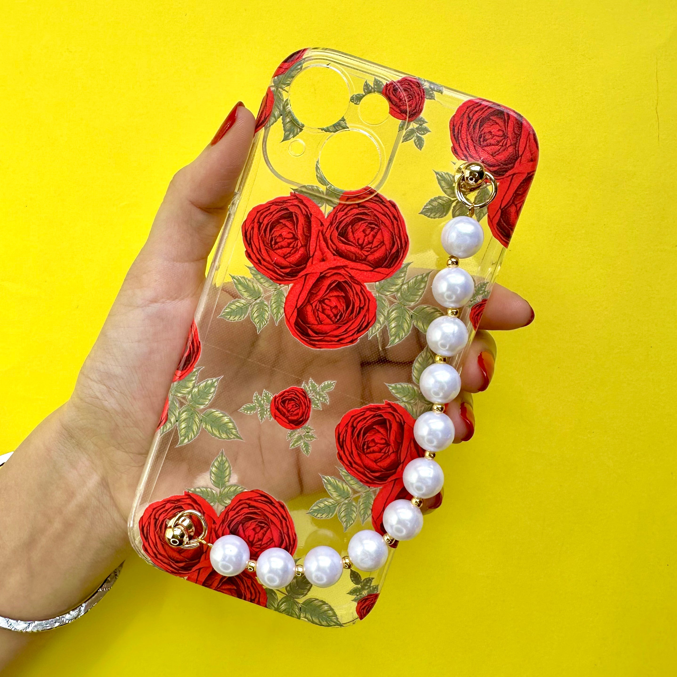 Casebasket Roselet Transparent Pearl Phone Cover