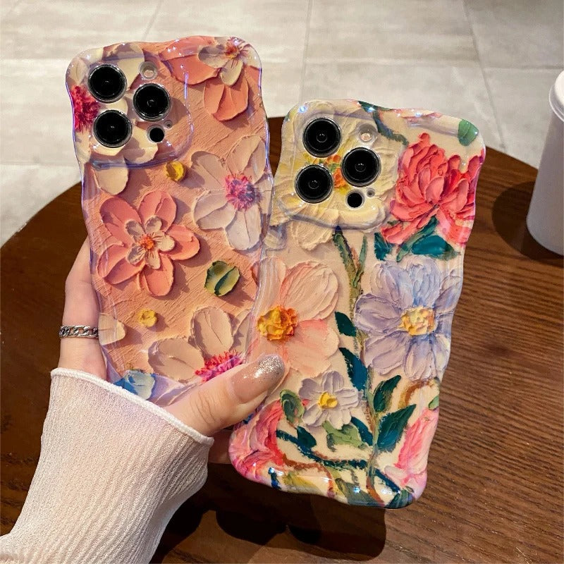 Peeperly Floral Glam Laser Petals Soft Case