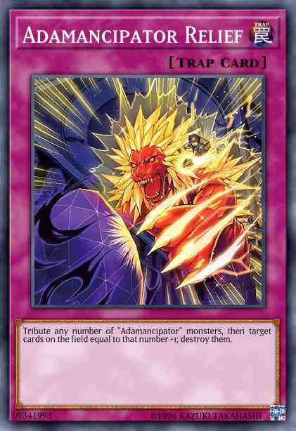 Yu-Gi-Oh! Adamancipator Relief - SESL-EN012 - Secret Rare - 1st Edition