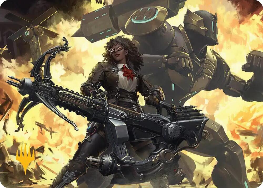 Magic 02/53 - Machinist's Arsenal Art Card [FINAL FANTASY: Art Series] [Gold-Stamped]