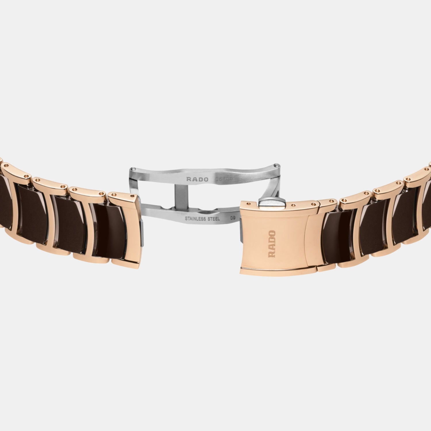 Rado Centrix Women Quartz Brown Dial Analog Ceramic Watch R30038712 - view 5
