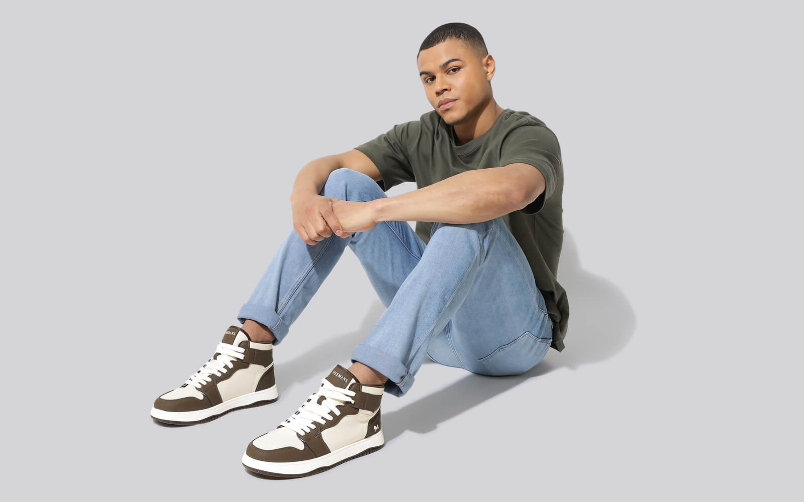 Neeman's Character High Top : Ivory-Brown - view 9