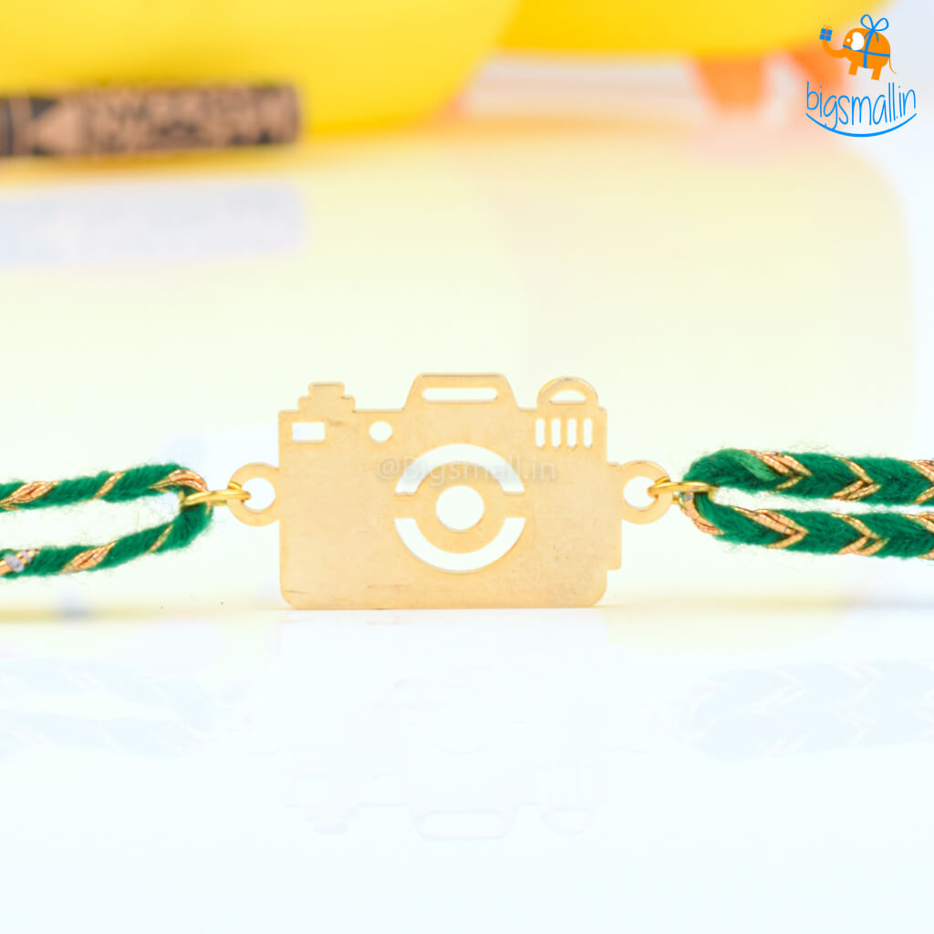 Bigsmall_piu Camera Metallic Rakhi