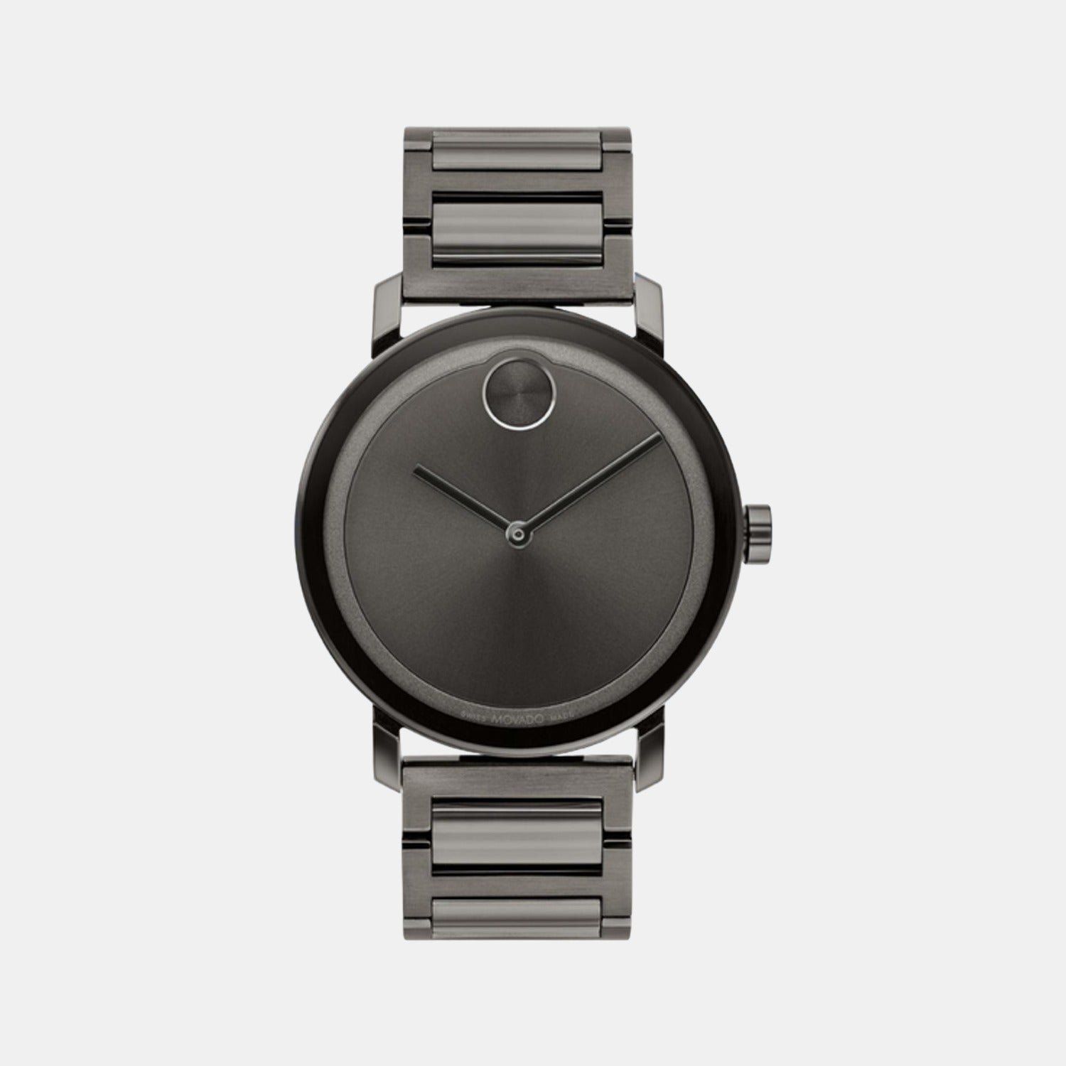 Movado Bold Evolution Men Quartz Grey Dial Analog Stainless Steel Watch 3600796