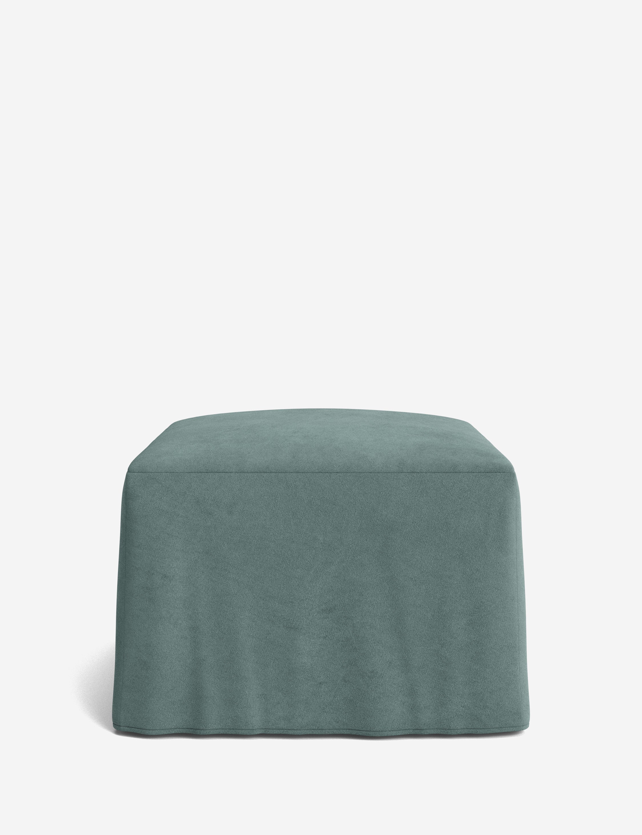 Lulu and Georgia Portola Slipcover Ottoman - view 181