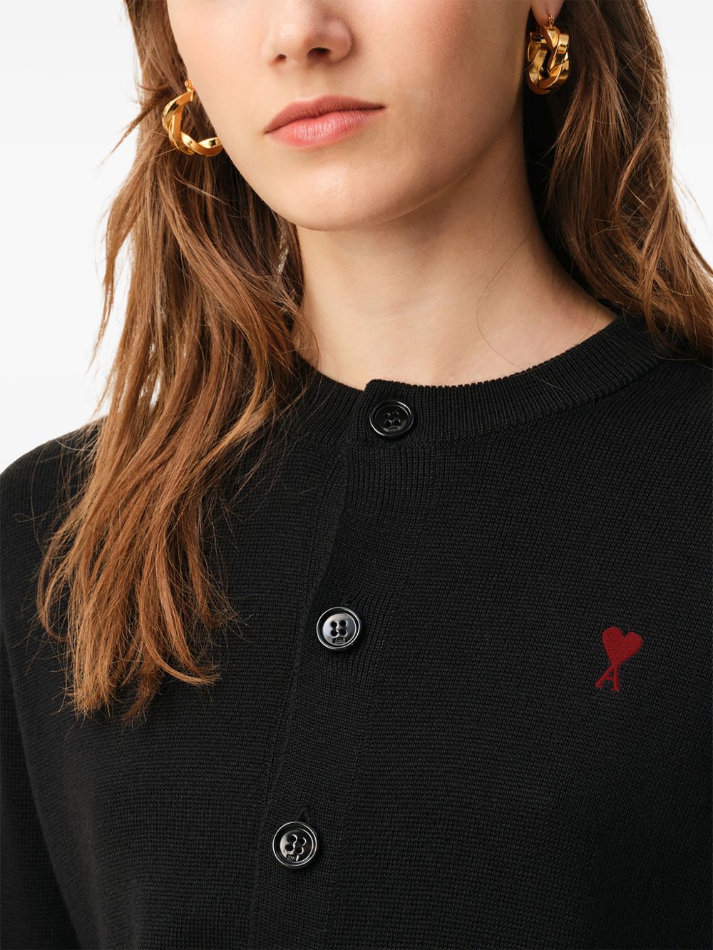 Ami Paris Cardigan – 100% Wool - view 3