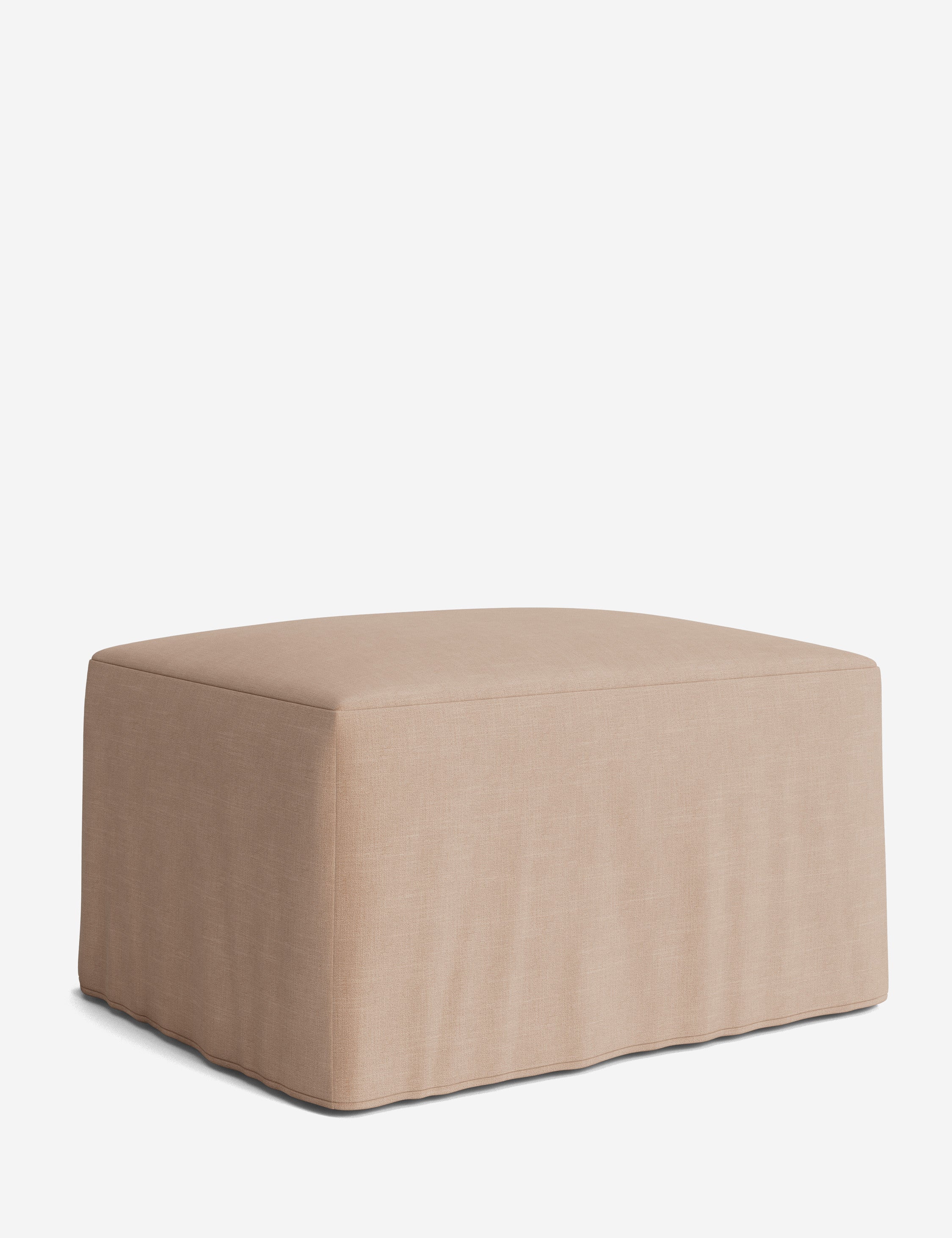 Lulu and Georgia Portola Slipcover Ottoman - view 104