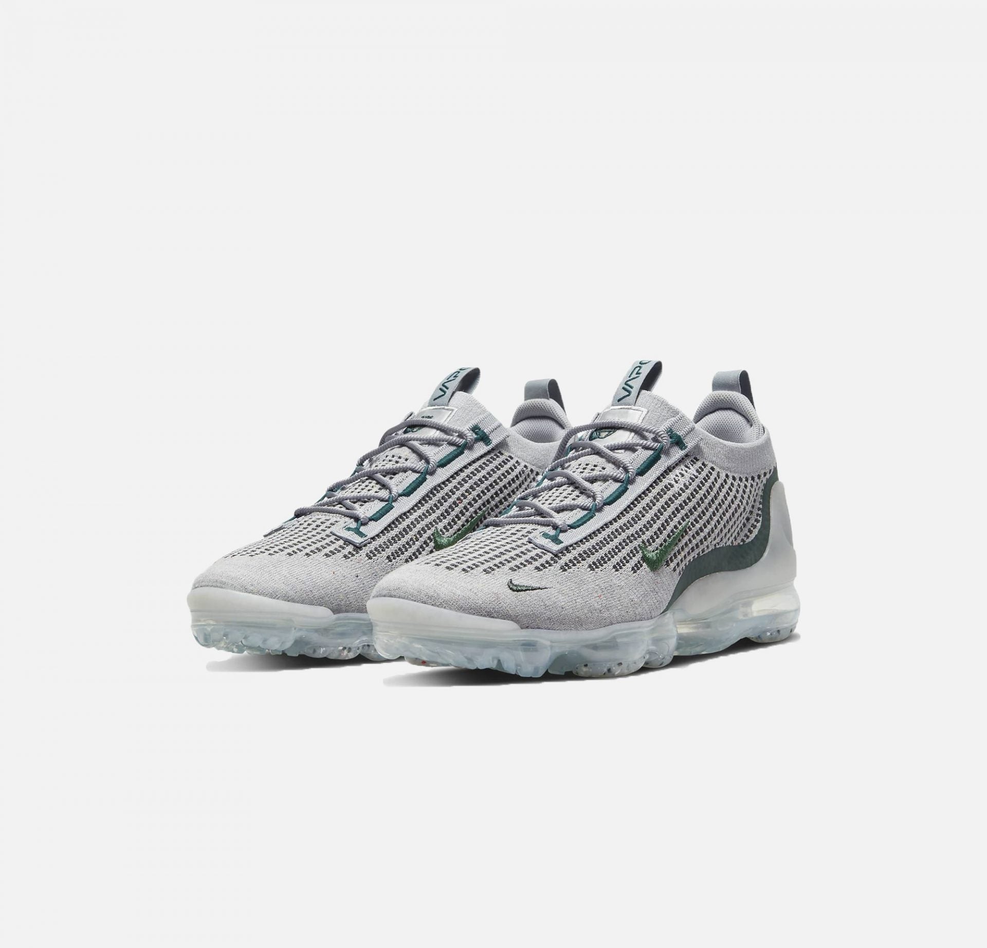 Nike | AIR VAPORMAX 2021 FK SE { METALLIC SILVER / DARK ATOMIC TEAL