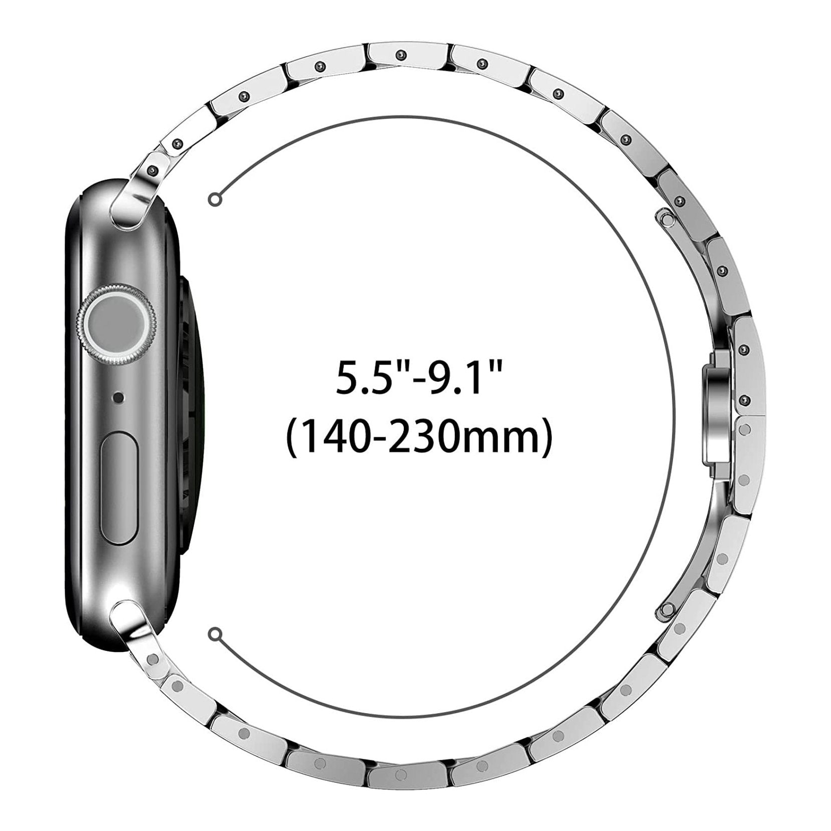 Million Cases Luxury Interwoven Metal Strap for Apple Watch - view 31