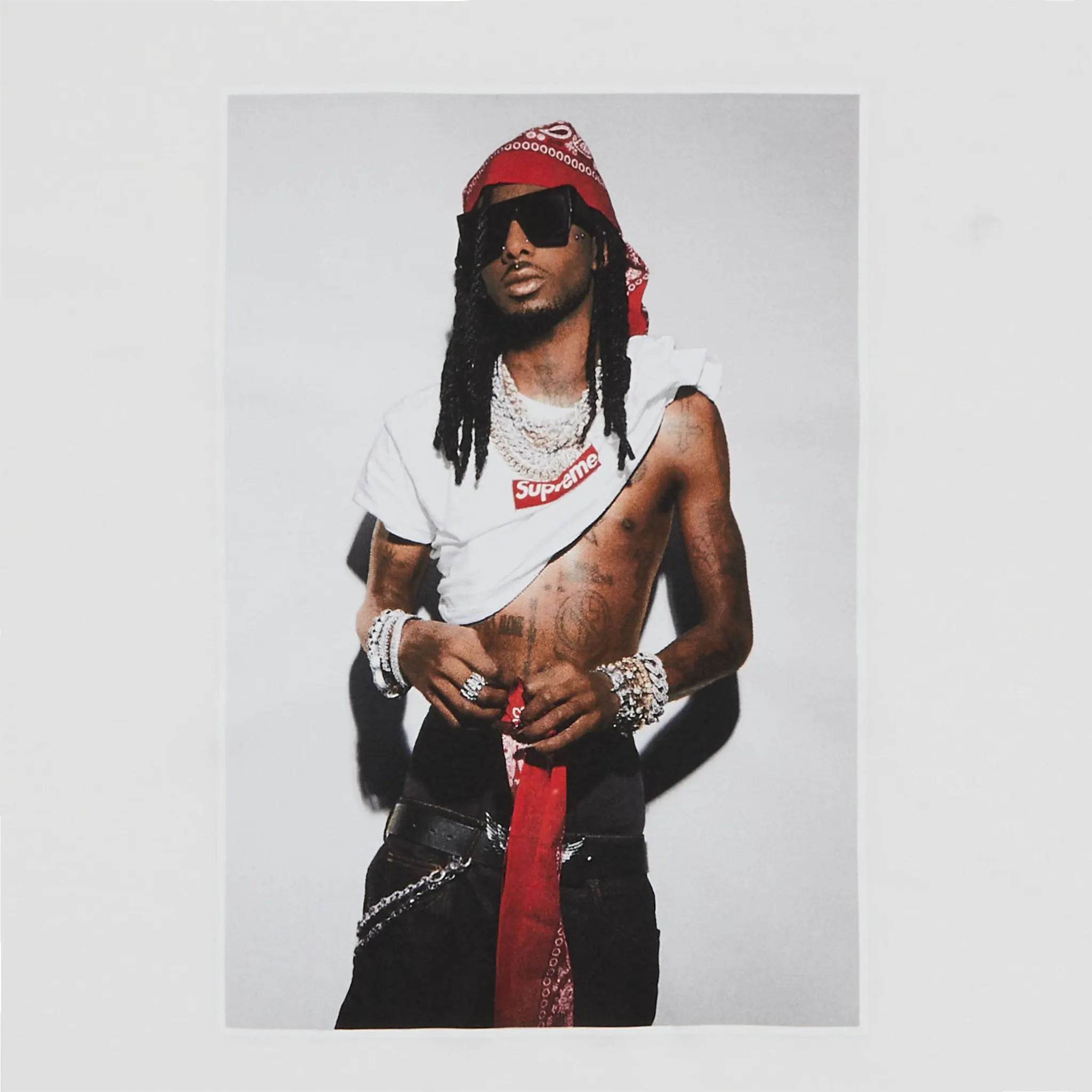 Supreme Playboi Carti White T Shirt - view 3