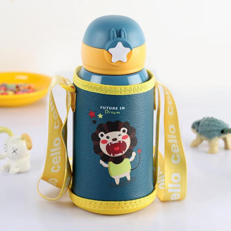 Cello Lucky Hot & Cold Stainless Steel Kids Water Bottle, 500ml - view 3