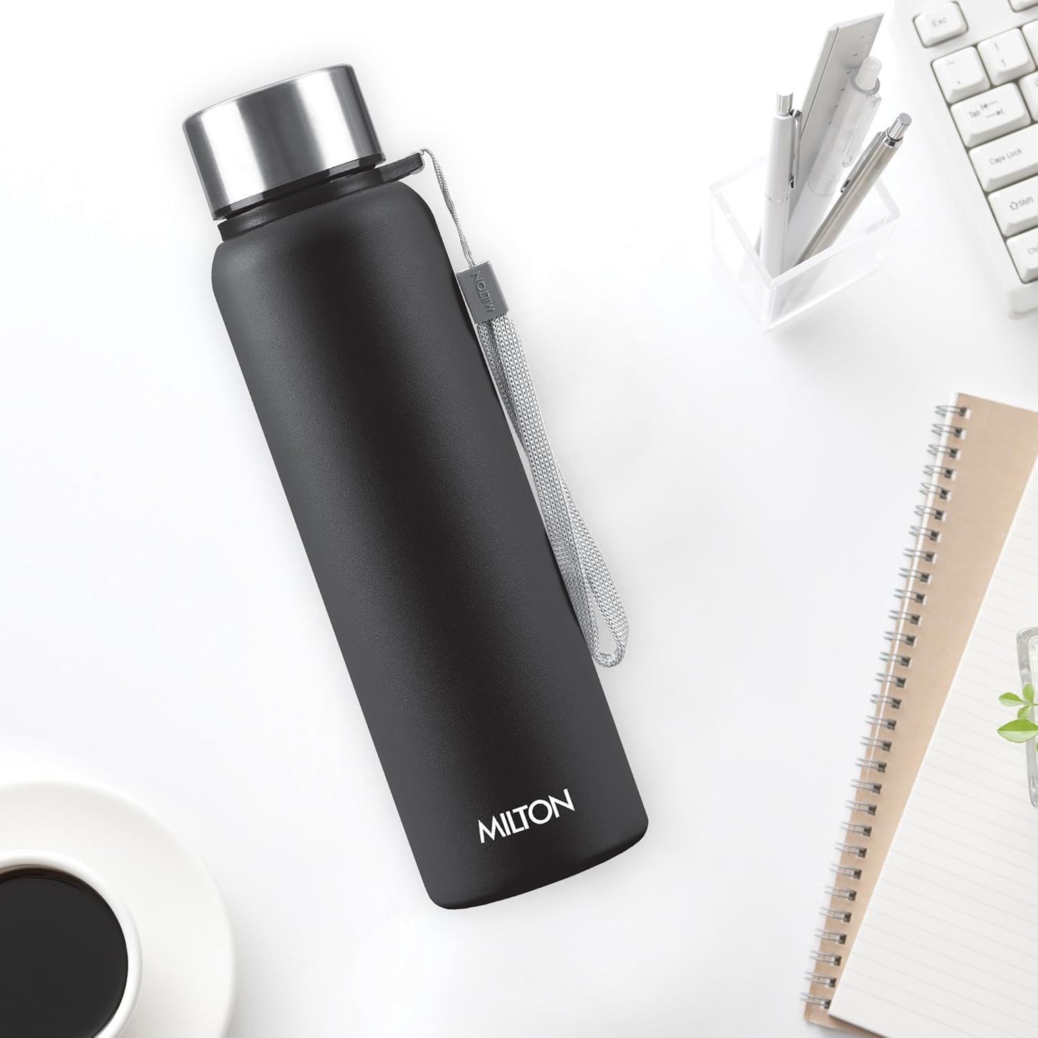 Personalized Brim Stainless Steel Bottle (Milton) - view 2