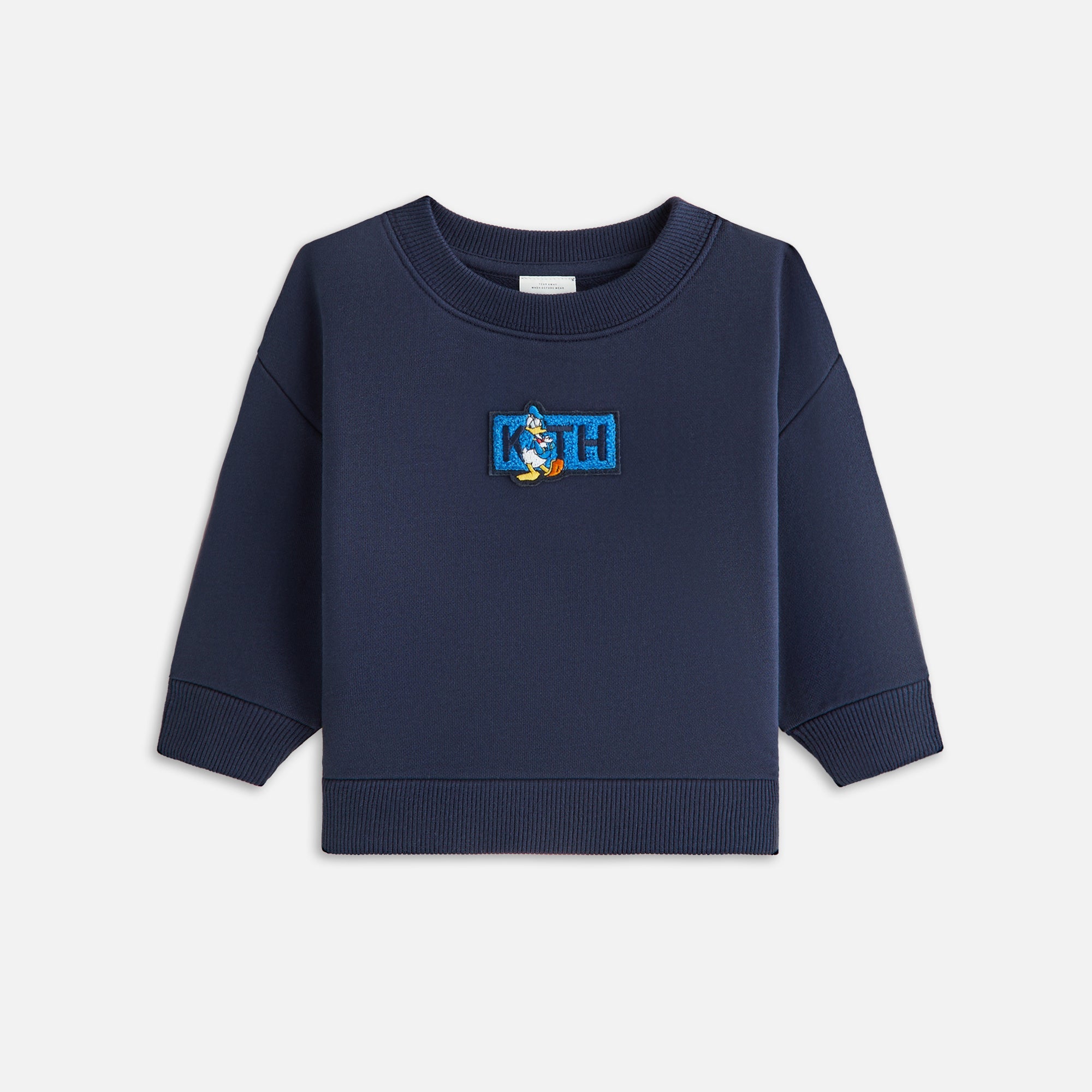 Kith baby sweaters – Disney | Kith Baby for Donald Duck Nelson Crewneck - Nocturnal