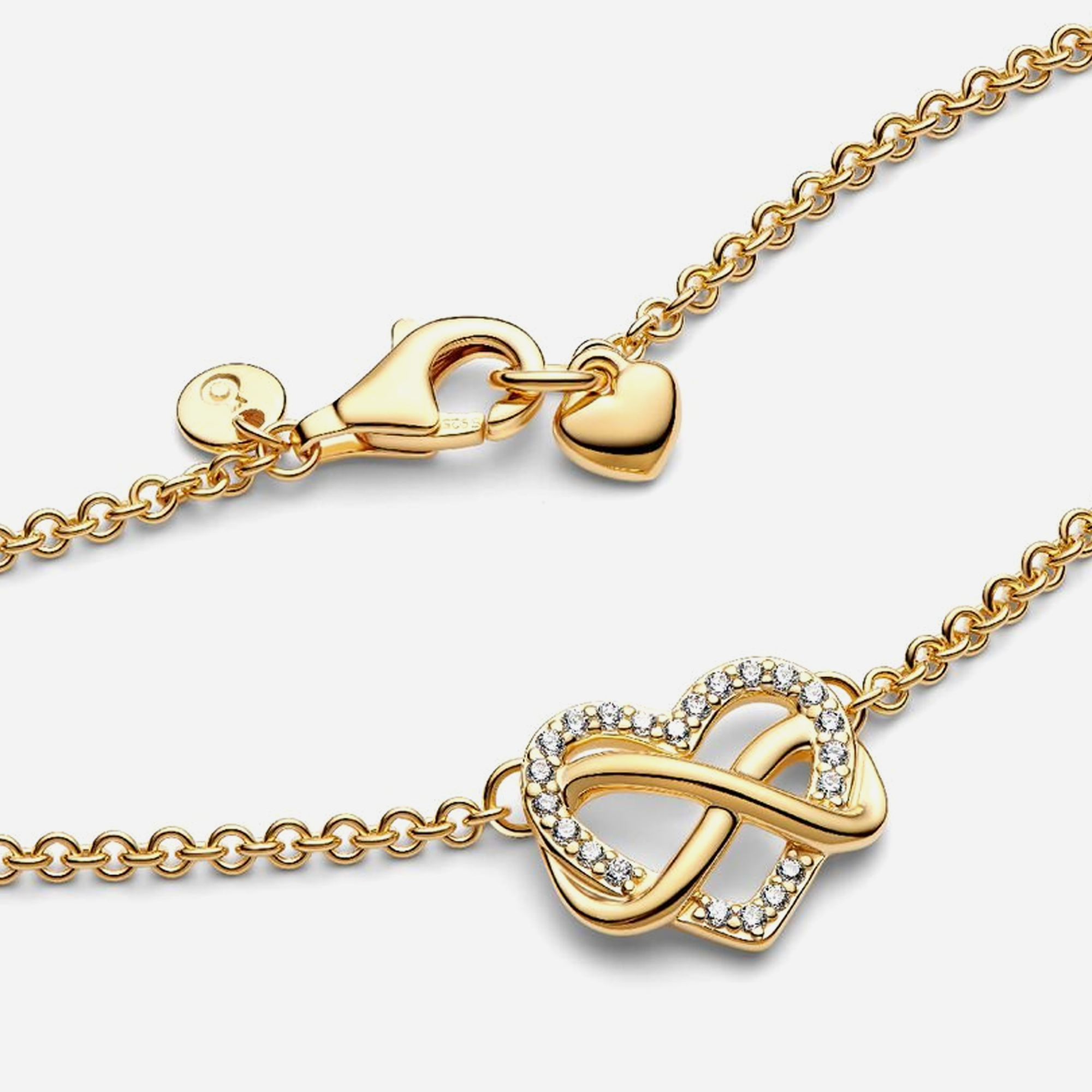 Pandora Sparkling Infinity Heart Collier Necklace