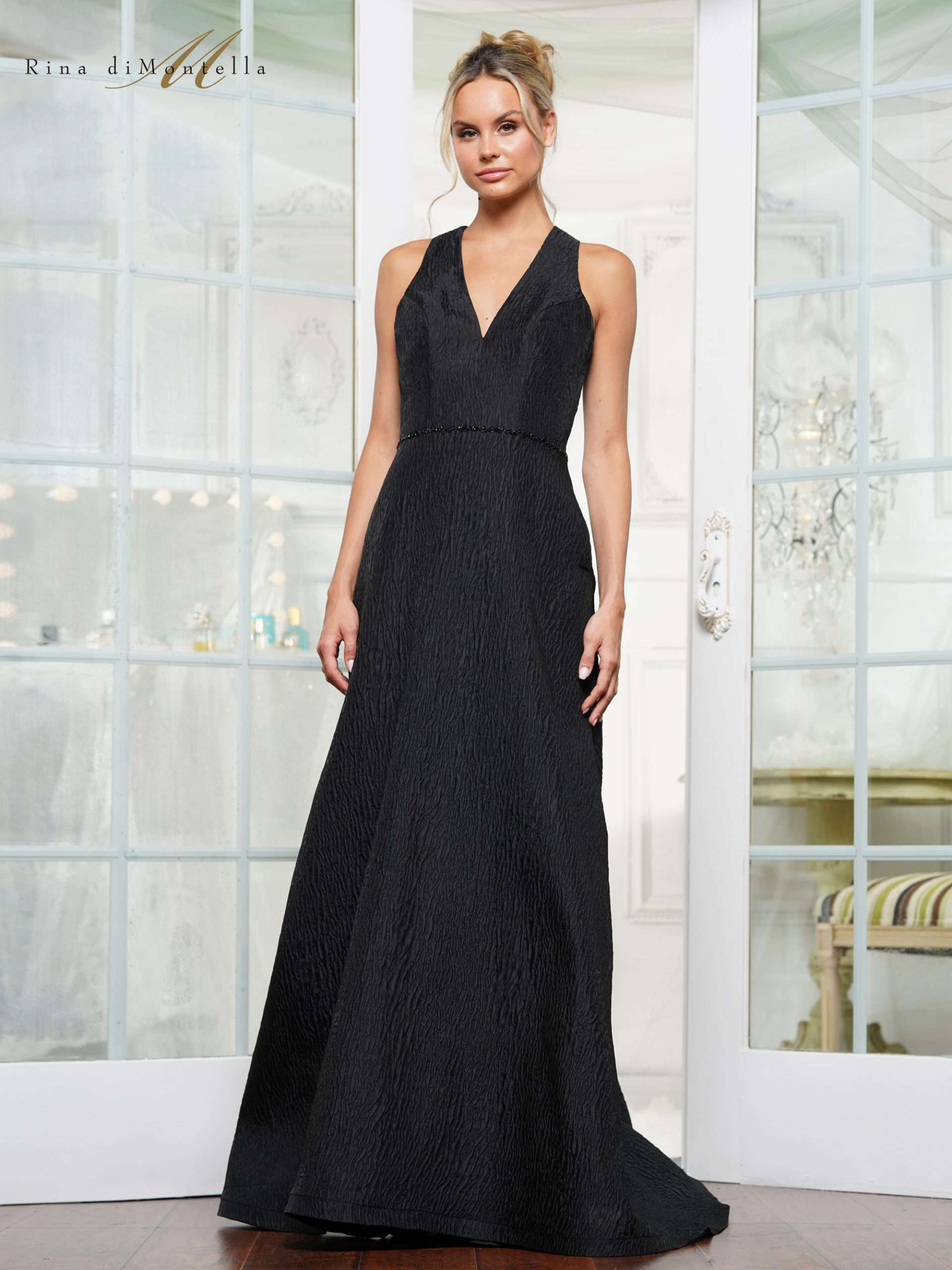 Rina di Montella RD3121 A Line Long Formal Evening Dress - view 2