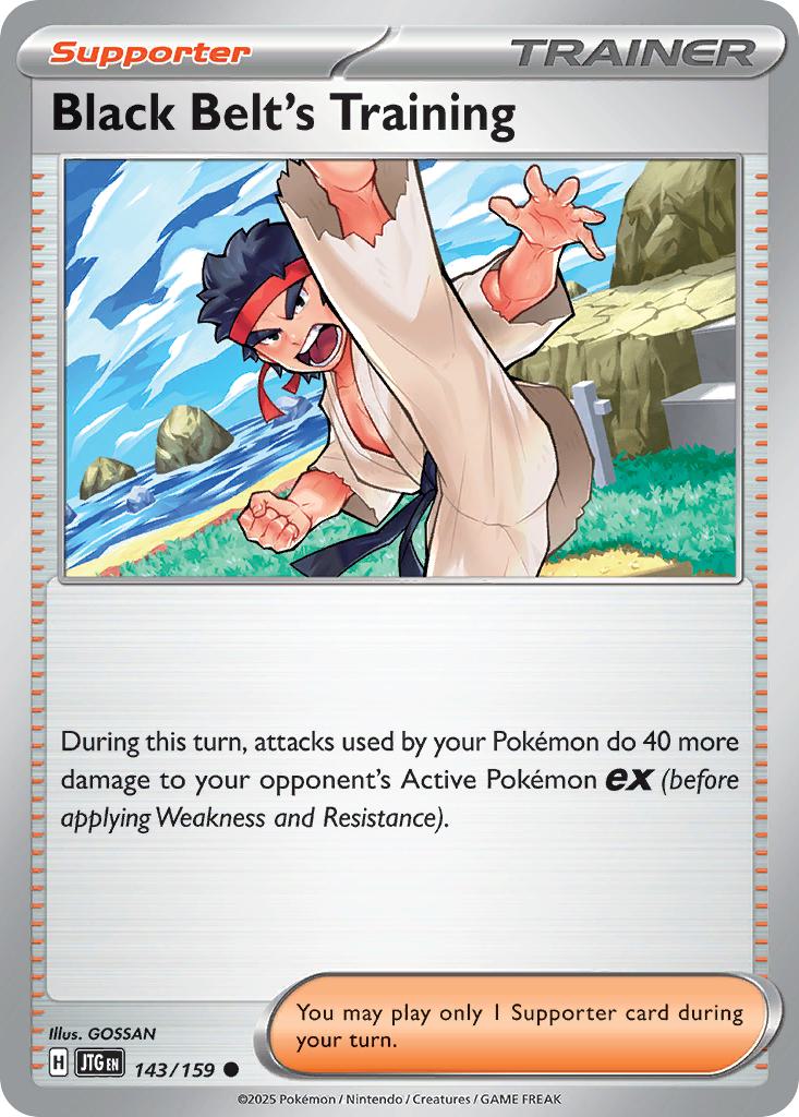 Common sv09-143 non-holo – Pokémon Black Belt's Training - 143/159 - Common [sv09-143] [Non-Holo]