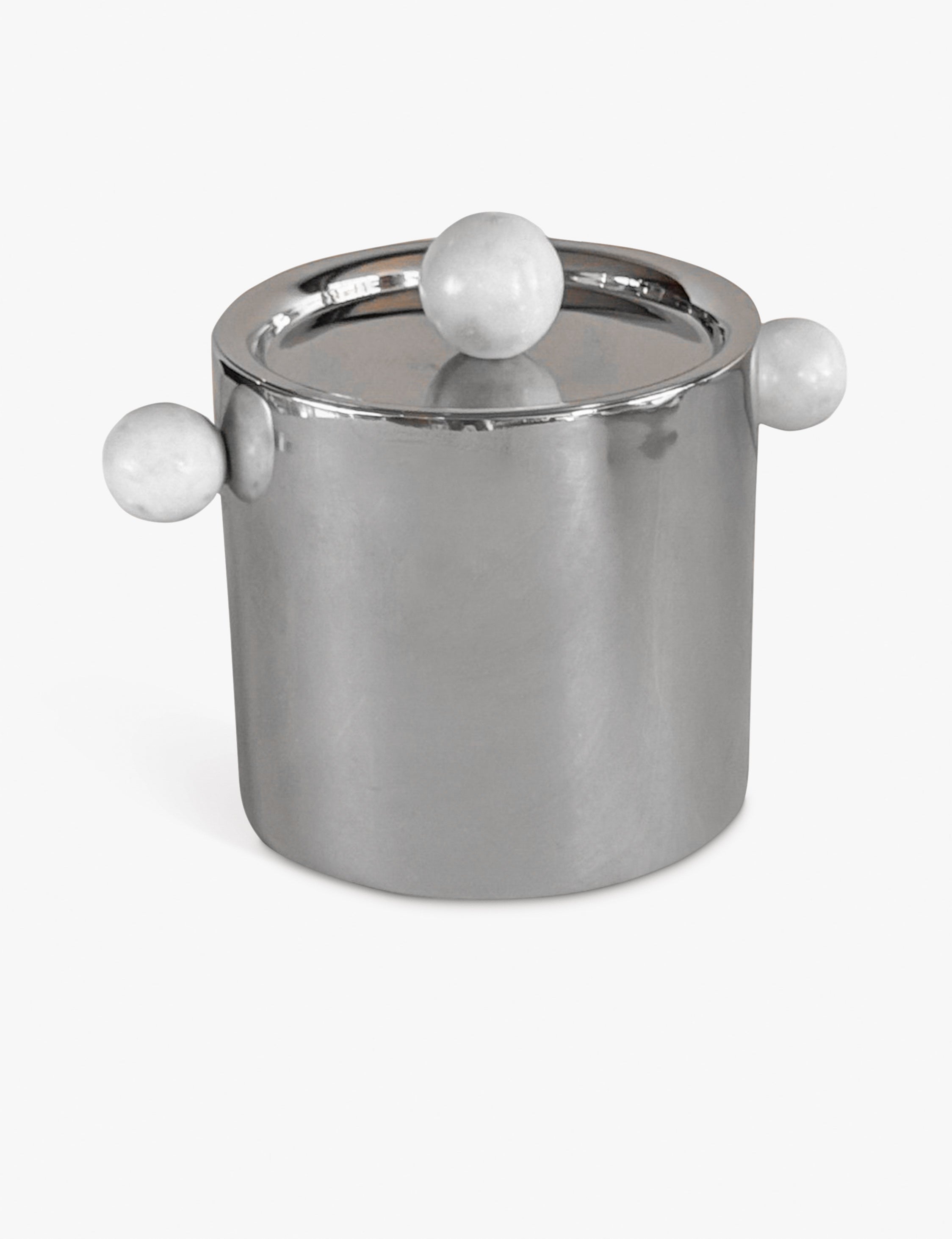 Lulu and Georgia Kora Ice Bucket by Meso – Silver - view 2