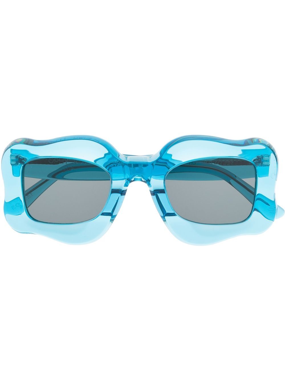 Bonsai oversized curved-frame sunglasses – PVC 100%