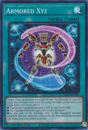 Yu-Gi-Oh! Armored Xyz - MZMI-EN025 - Super Rare - 1st Edition