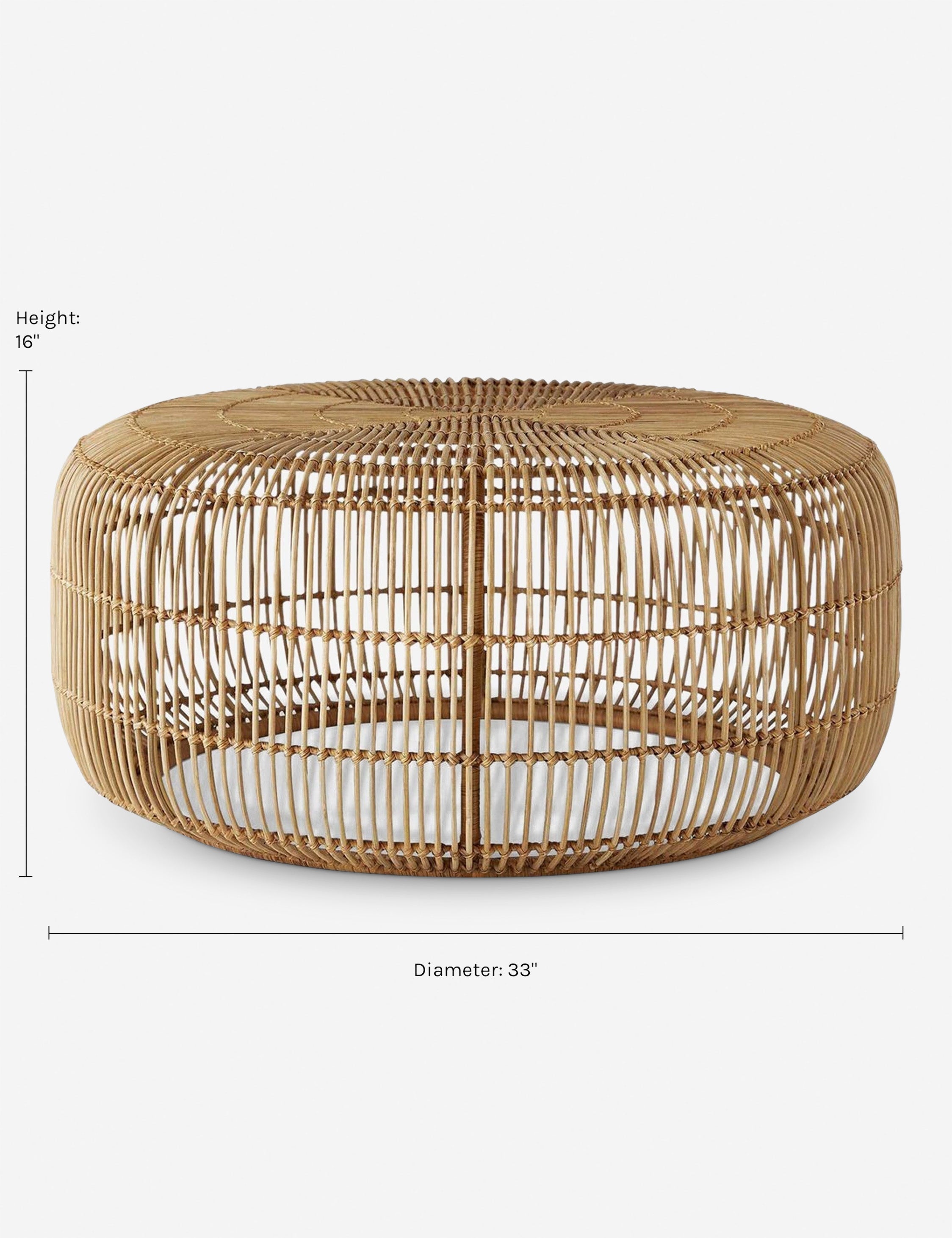Lulu and Georgia Amina Round Coffee Table - view 6