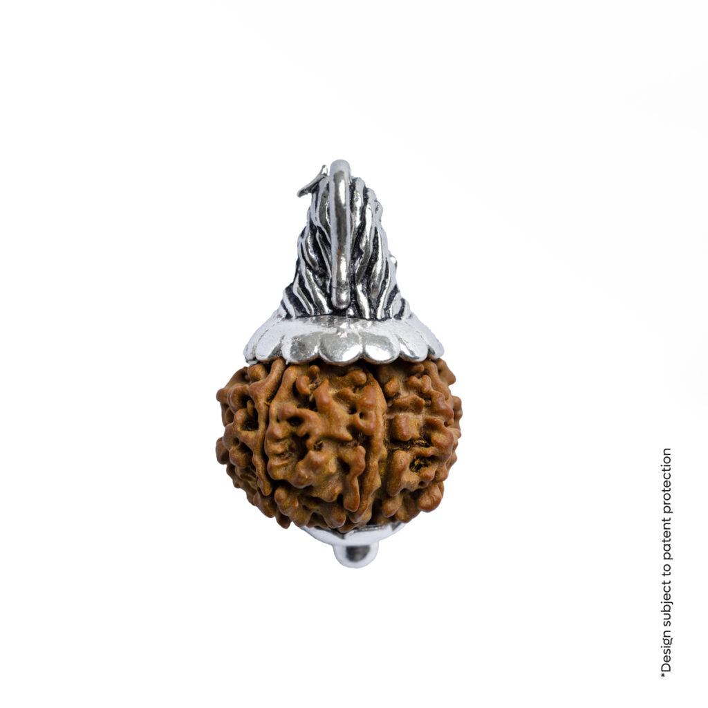 Prinjal Jewellers Adiyogi Pendant (9 Mukhi Nepali Rudraksha) With Chain - view 13