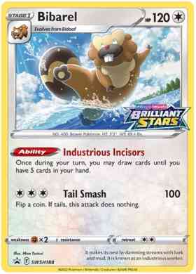 Promo prerelease swshp-swsh188 – Pokémon Bibarel - SWSH188 - Promo [Prerelease] [SWSHP-SWSH188] [Holo]