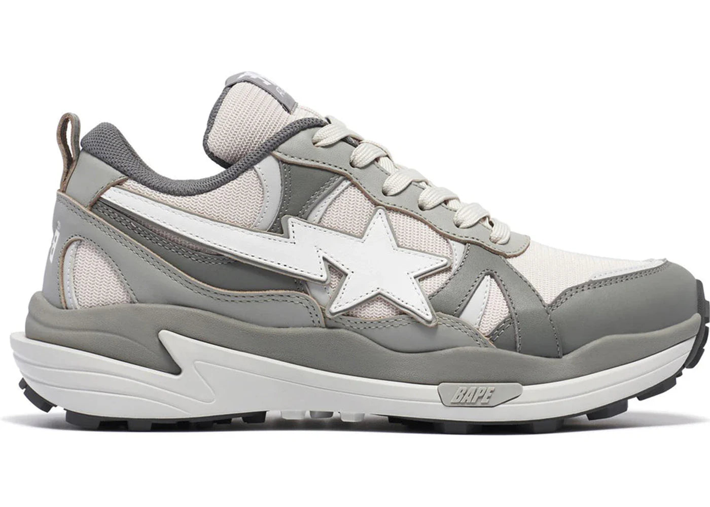BAPE A Bathing Ape Trail Sta Grey