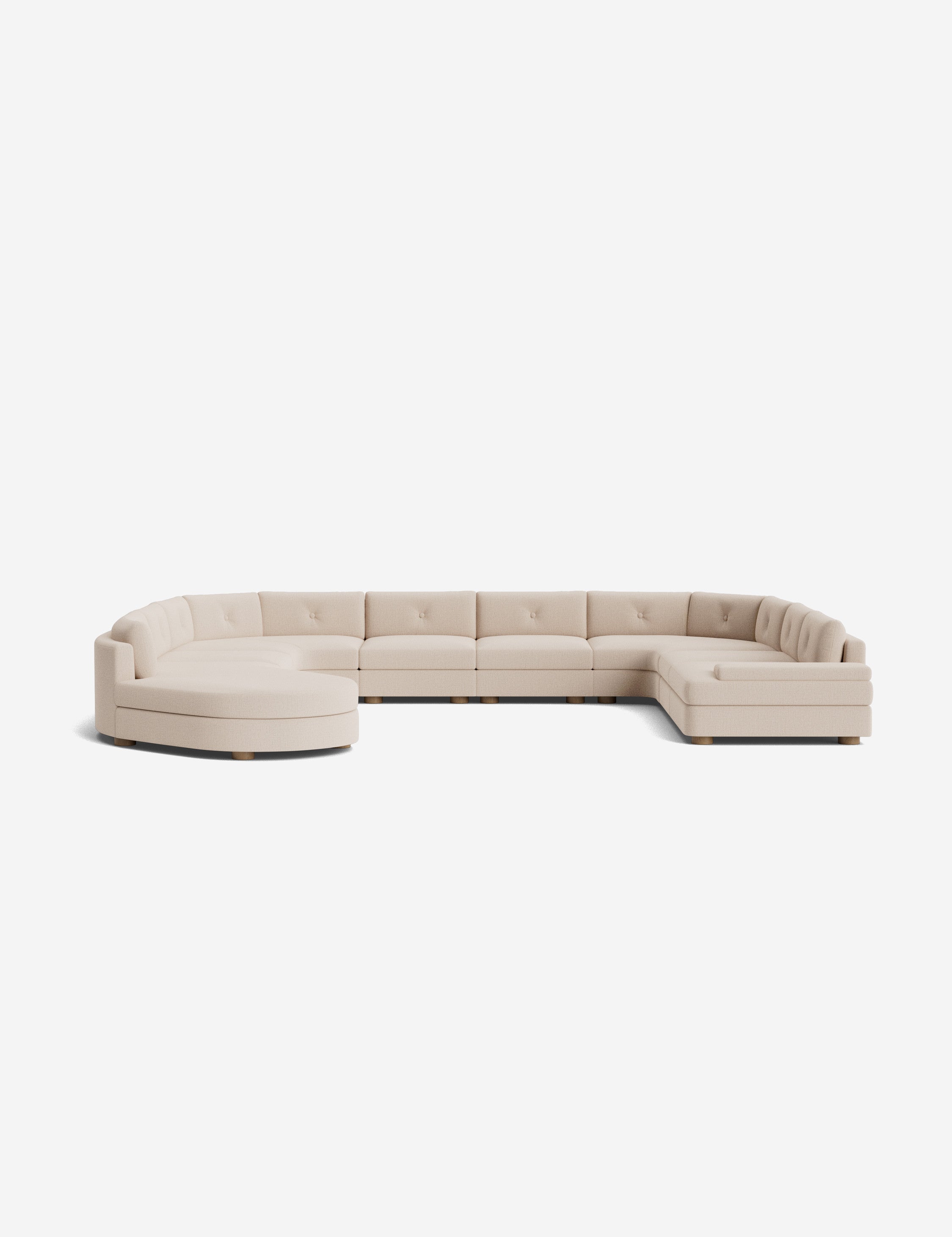 Lulu and Georgia Hill Modular U-Shaped Sectional Sofa - view 14