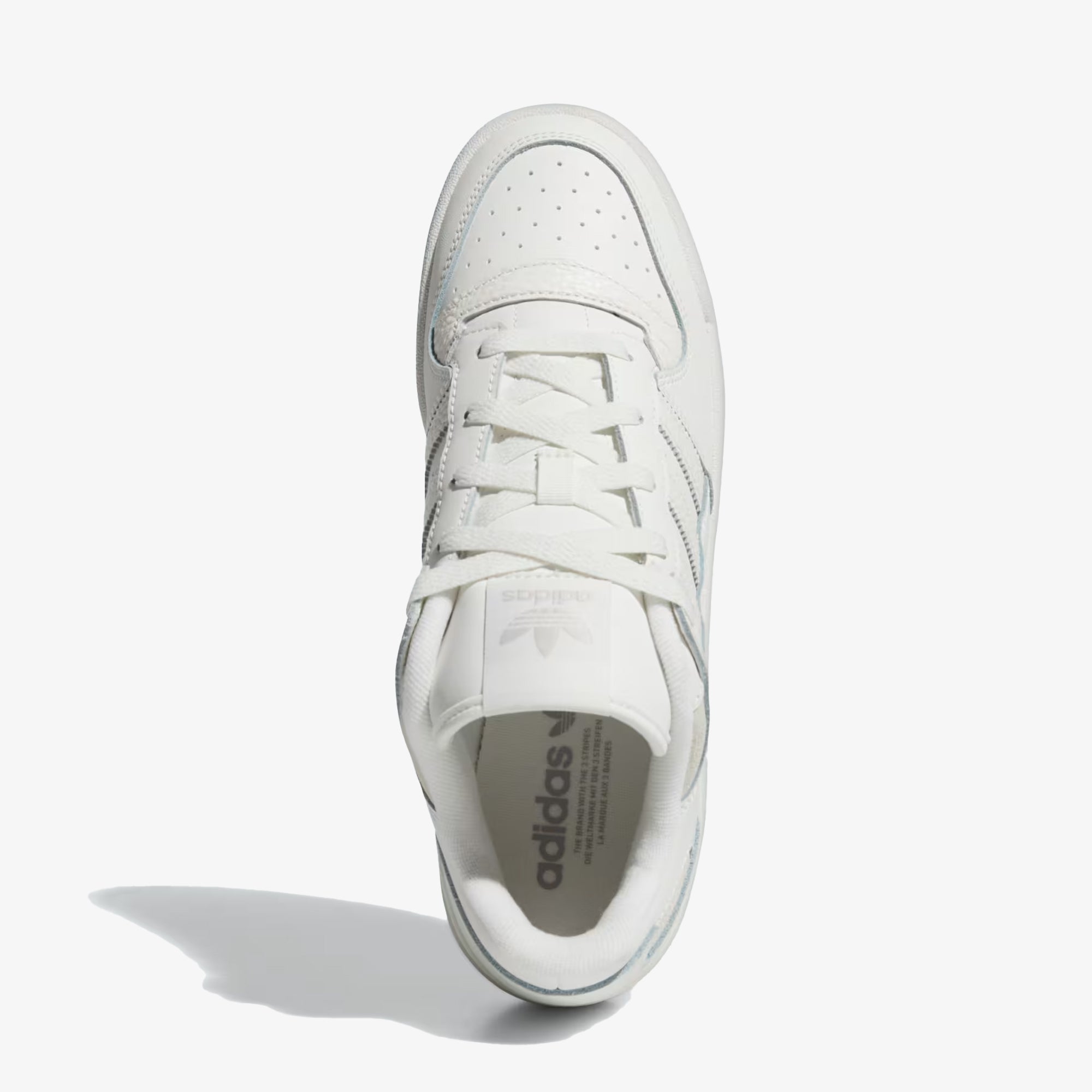 Adidas Originals | Forum Low Cl { Core White/cloud White/grey One - view 2